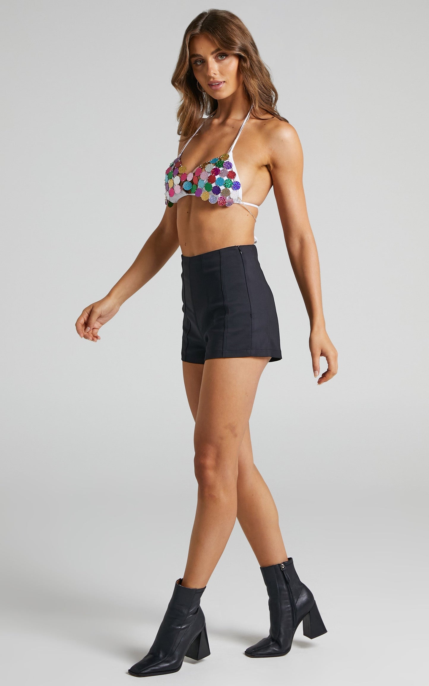 Digna Sequin Bralette in Multi