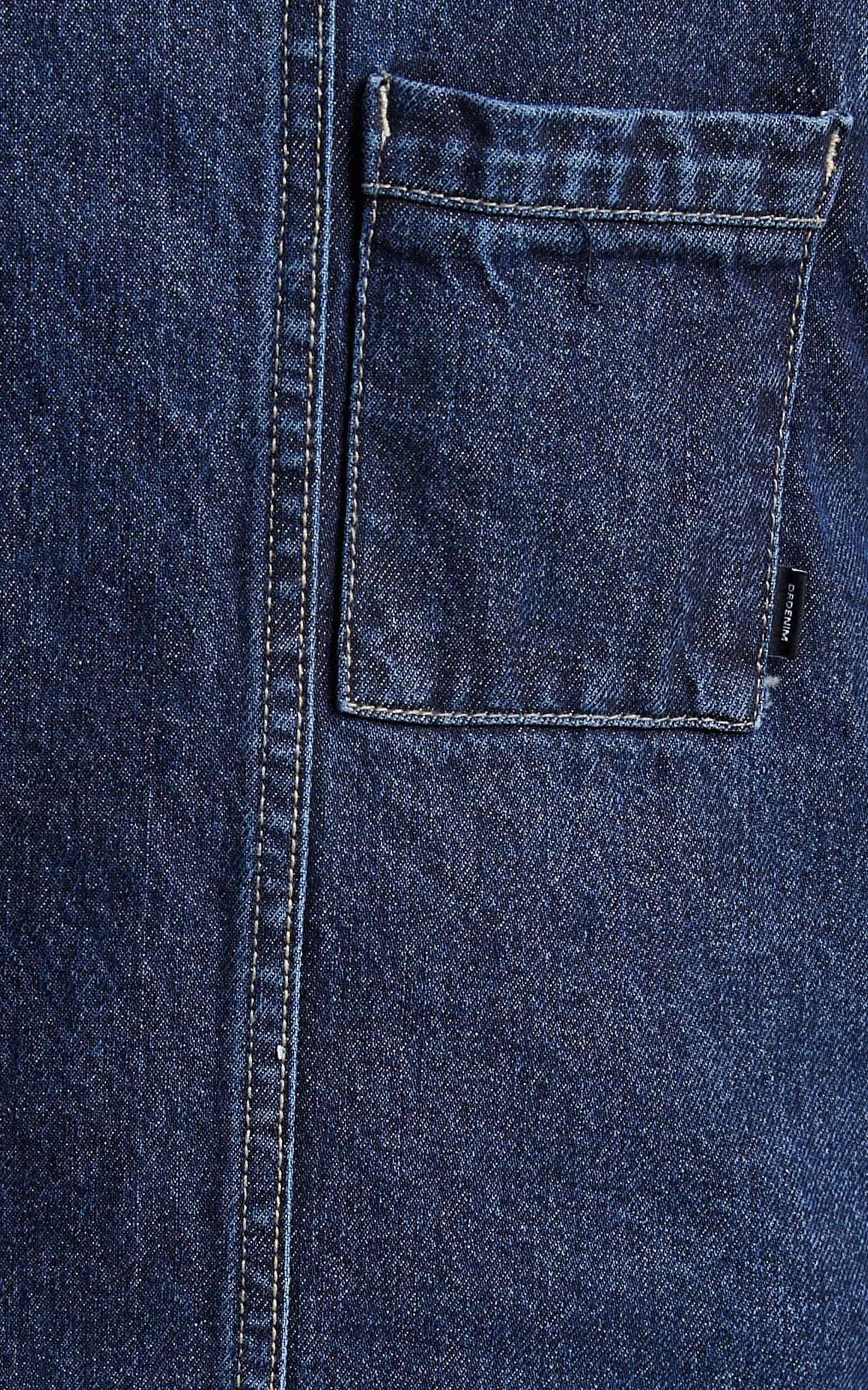 Dr Denim - Effie Dungaree Dress in Pebble Dark Retro
