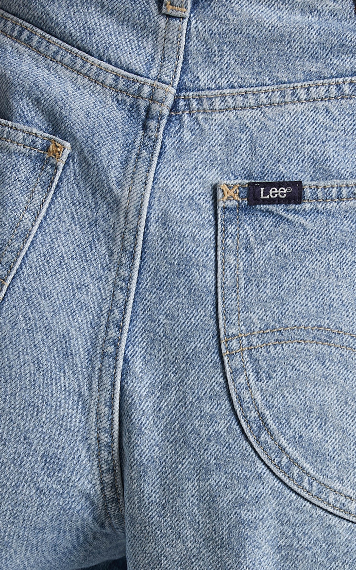 Lee - High Baggy Short in Genie Blue