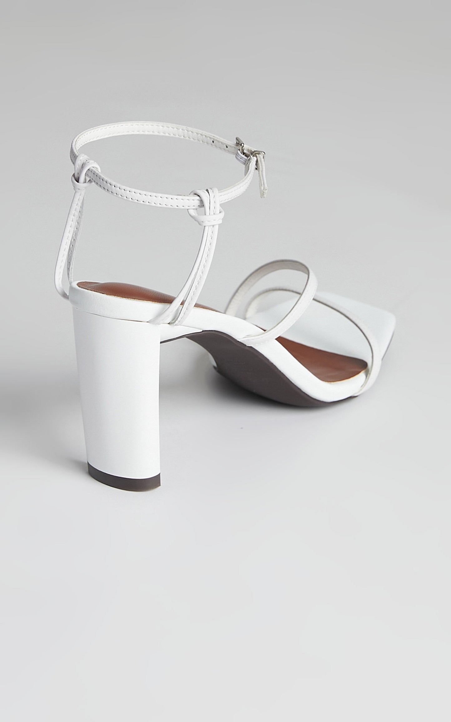 NAKEDVICE - THE CYRUS HEELS in White