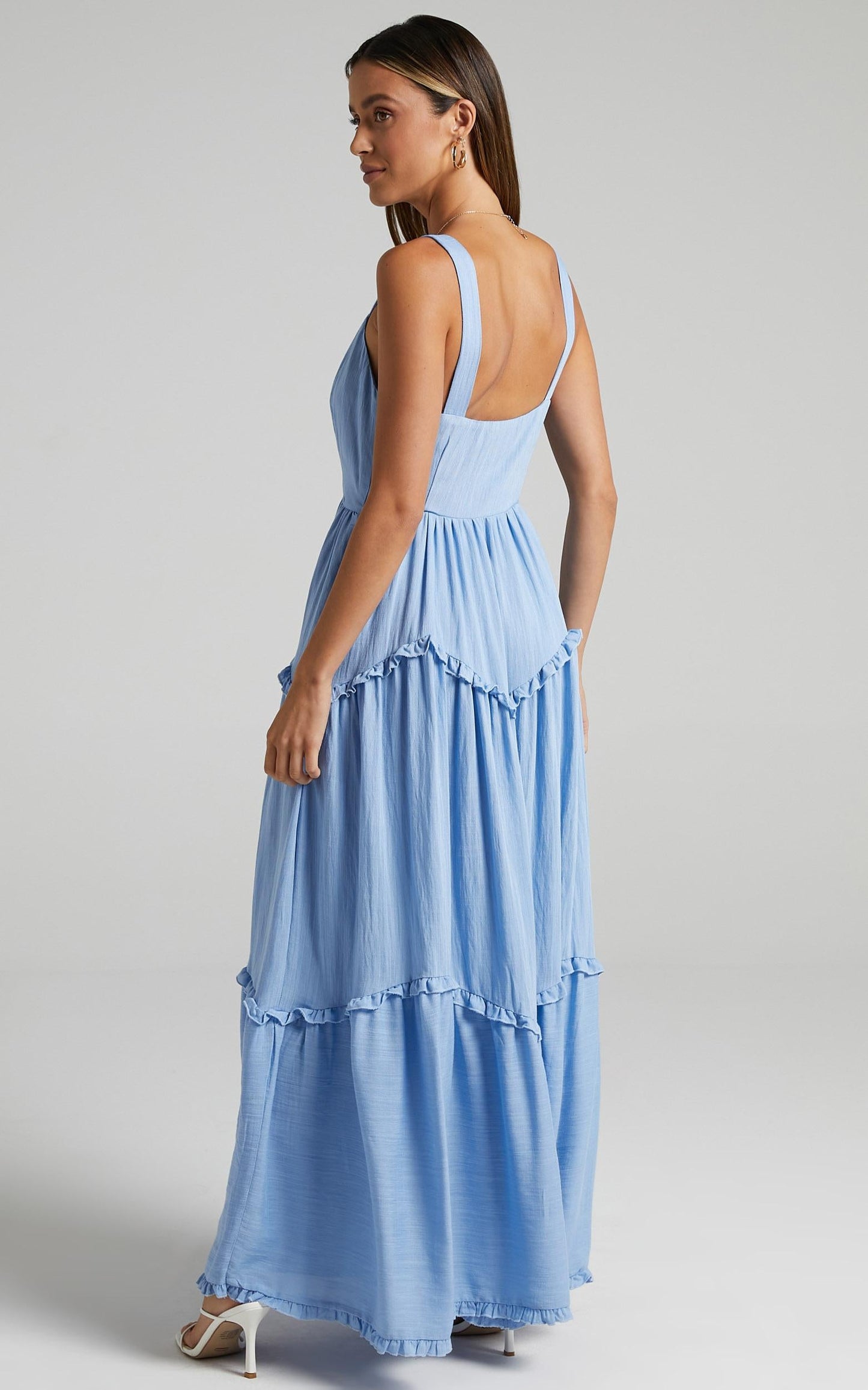 Sakura Dress in Periwinkle Blue