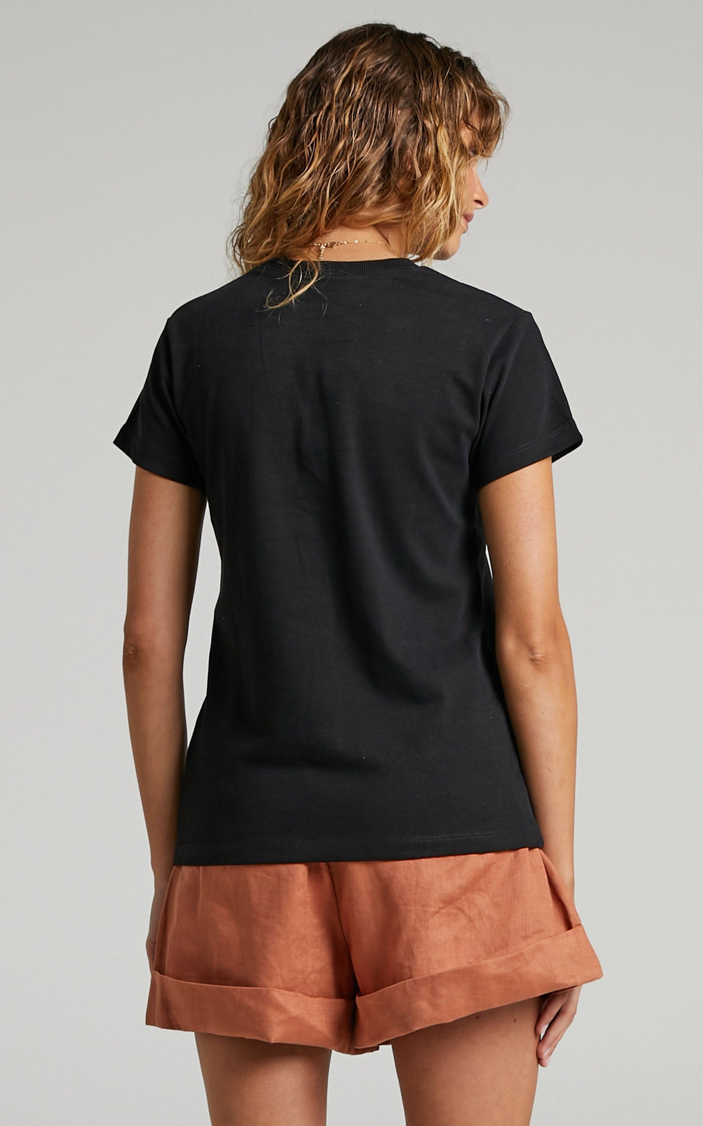 Amalie The Label - Amalie Cotton Logo T-Shirt in Black