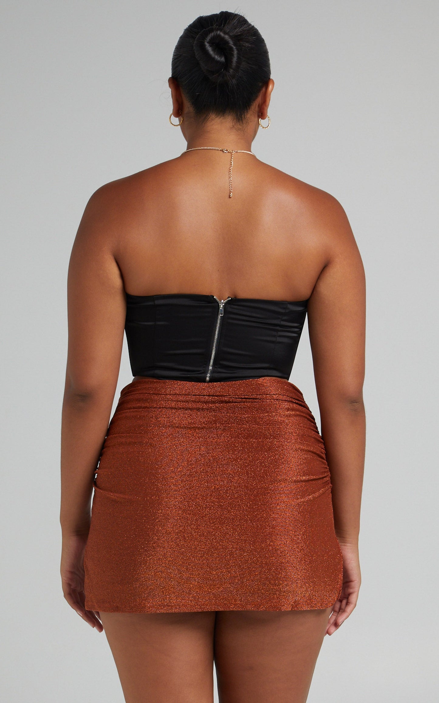 Armeena Bodycon Mini Skirt in Red