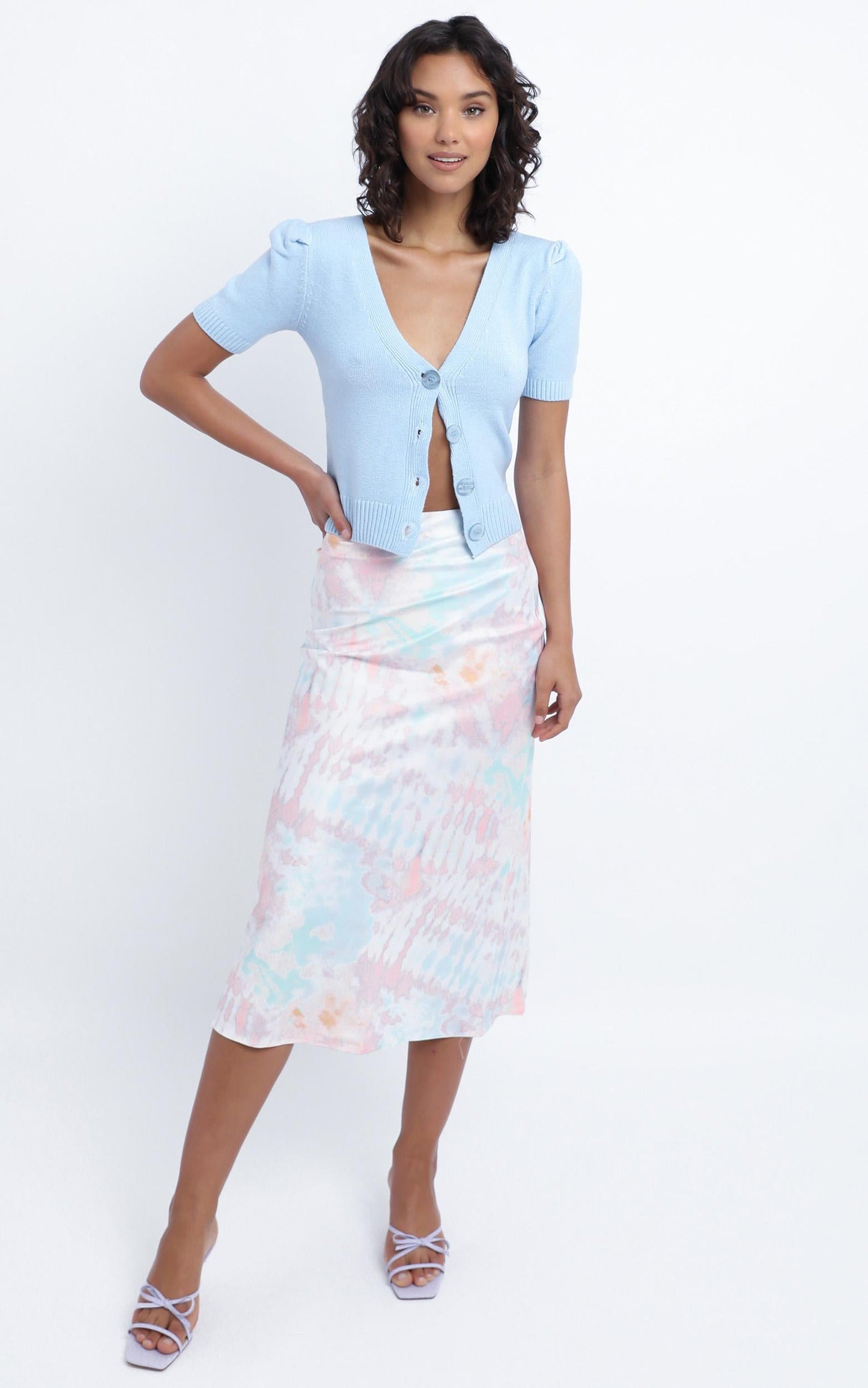 Chamberlain Skirt in Pink Tie Dye
