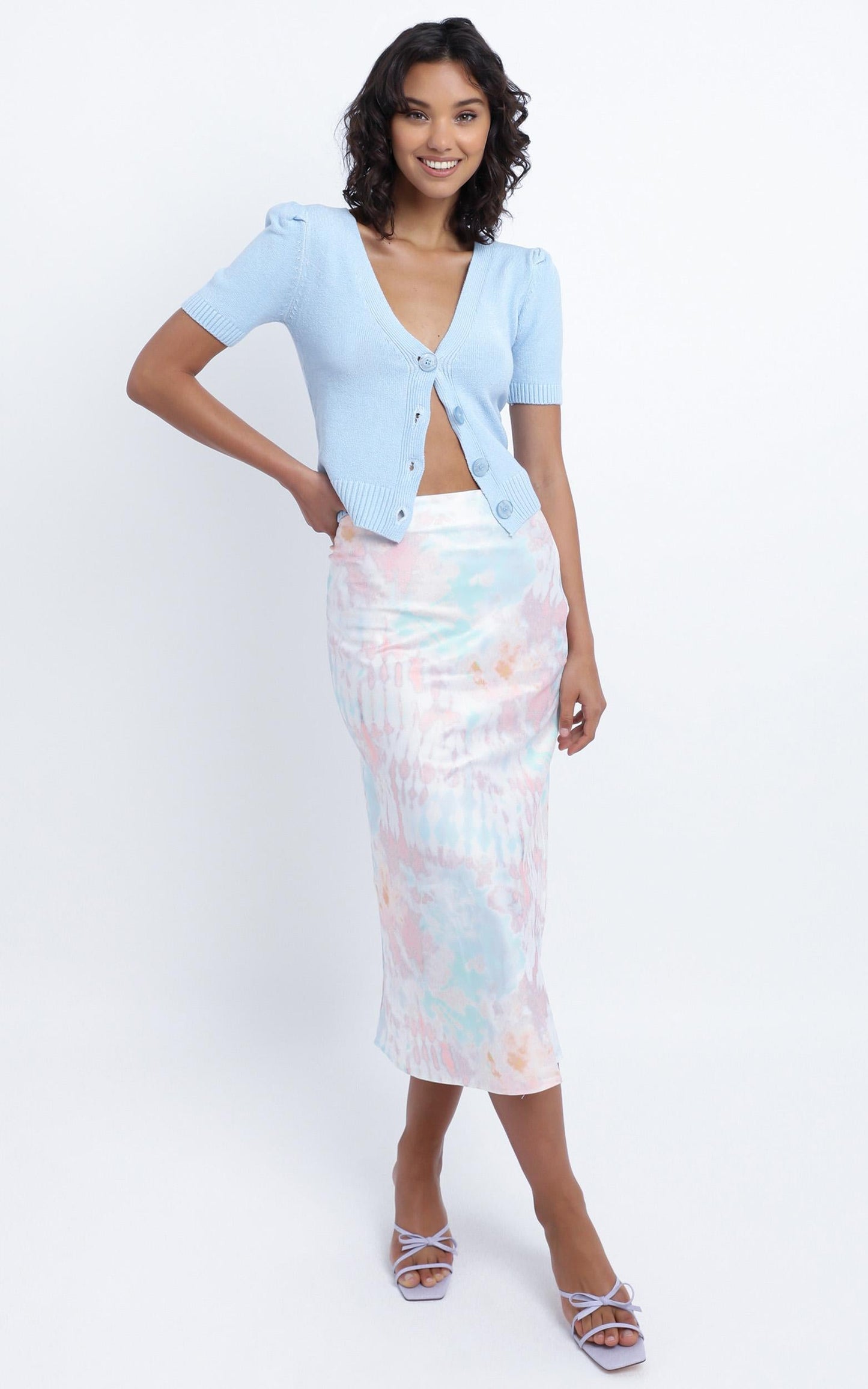 Chamberlain Skirt in Pink Tie Dye