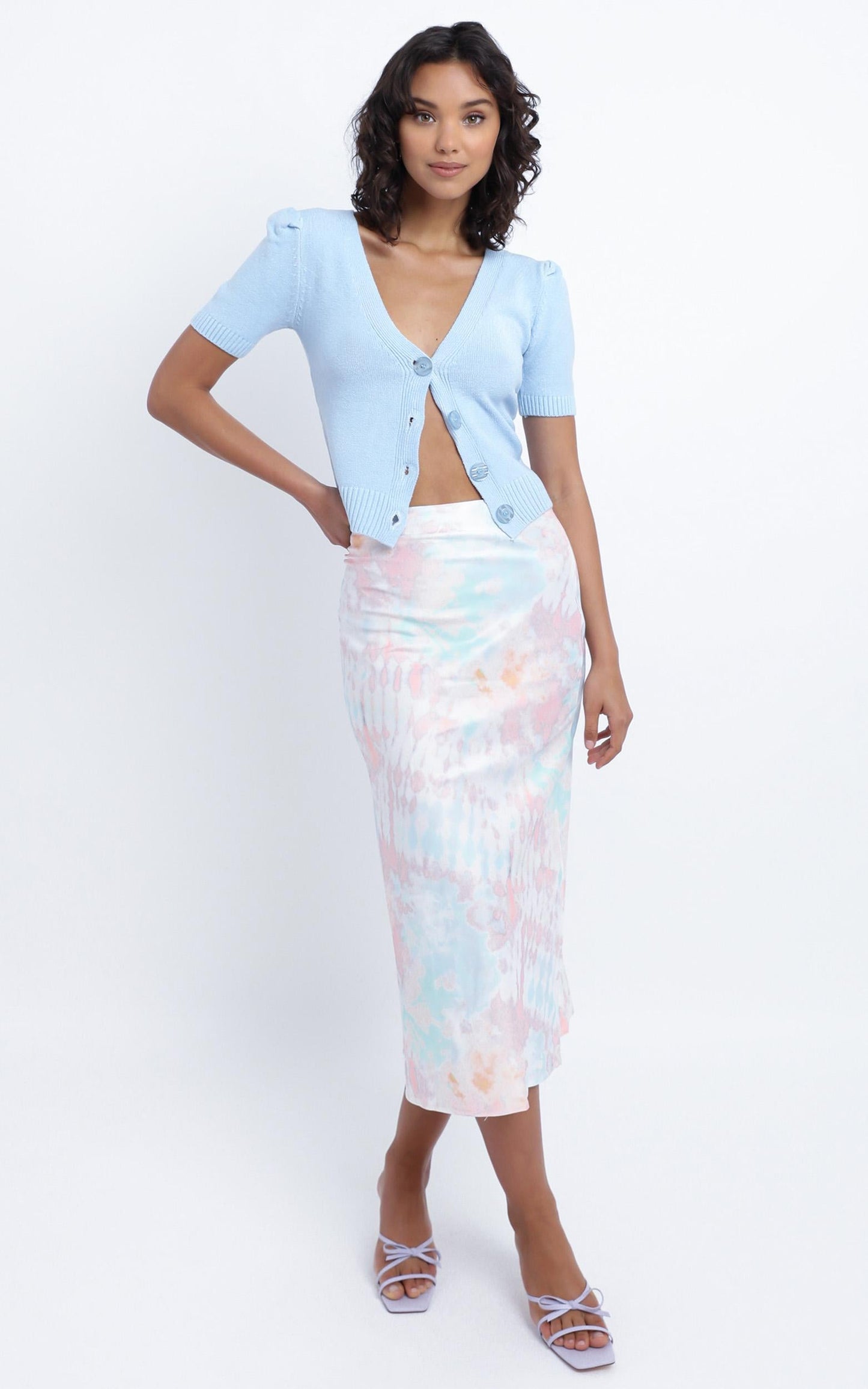 Chamberlain Skirt in Pink Tie Dye