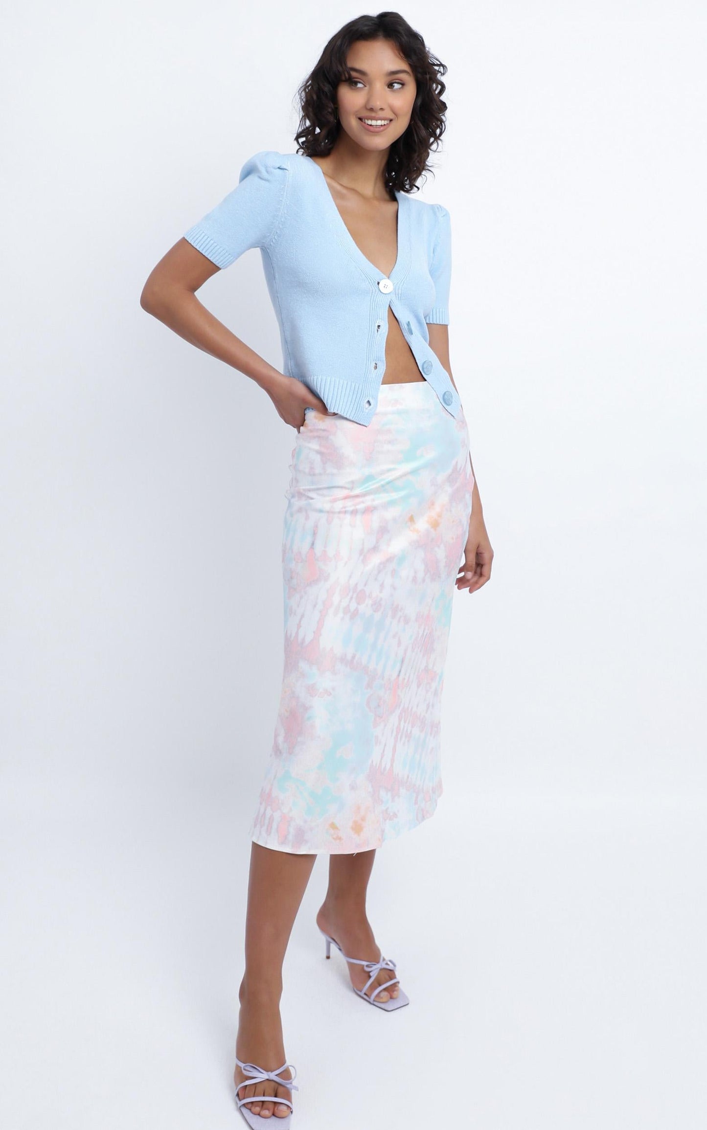Chamberlain Skirt in Pink Tie Dye