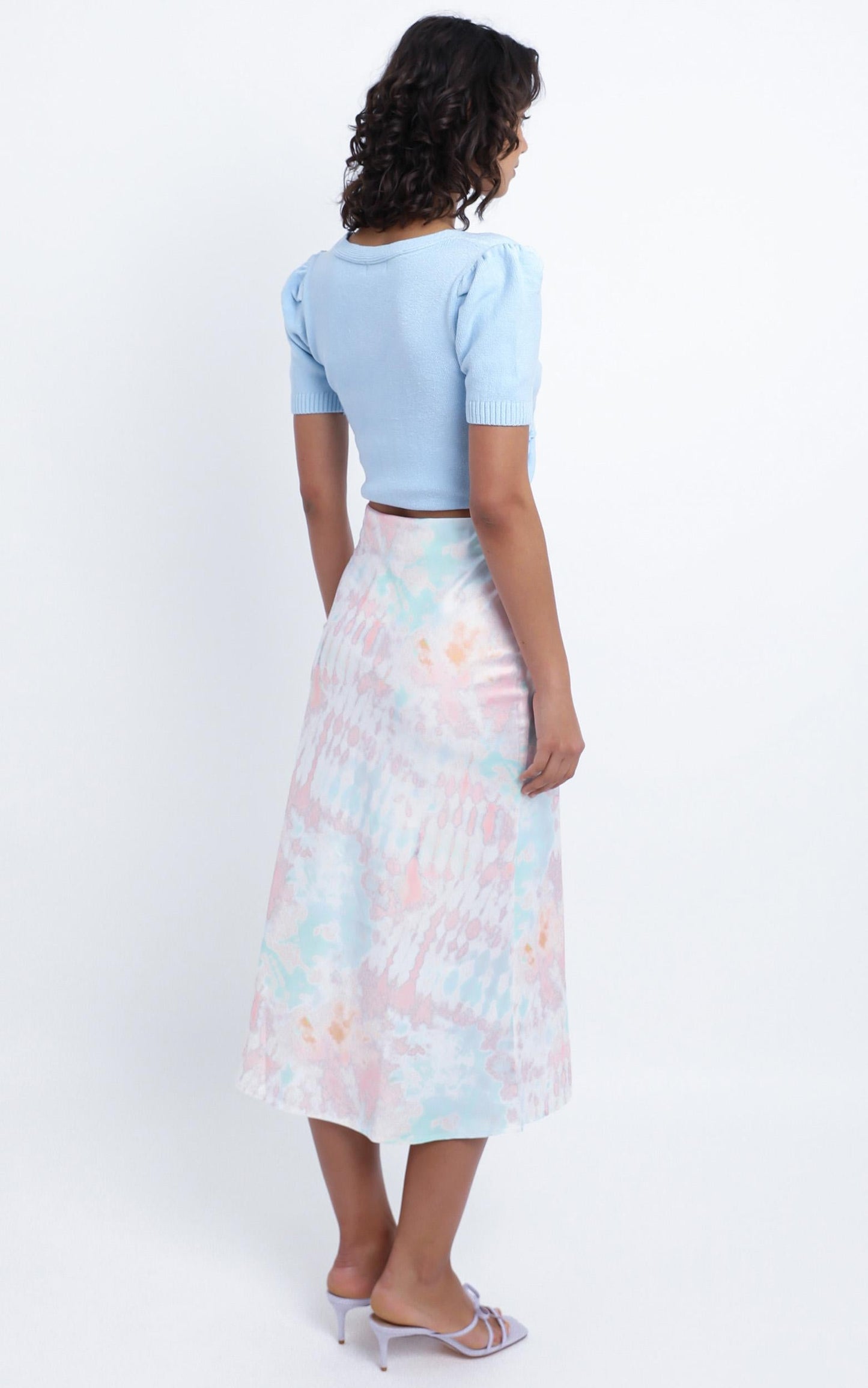 Chamberlain Skirt in Pink Tie Dye