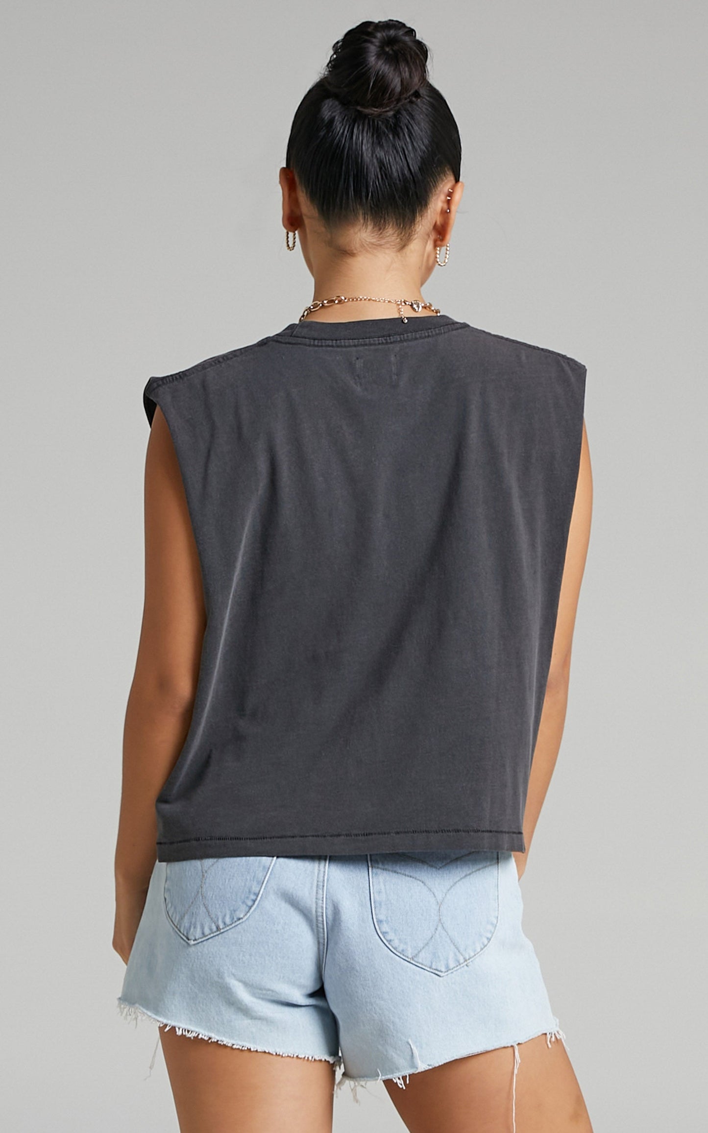 The People Vs - Eagle Legend Helena Tank in Vintage Black