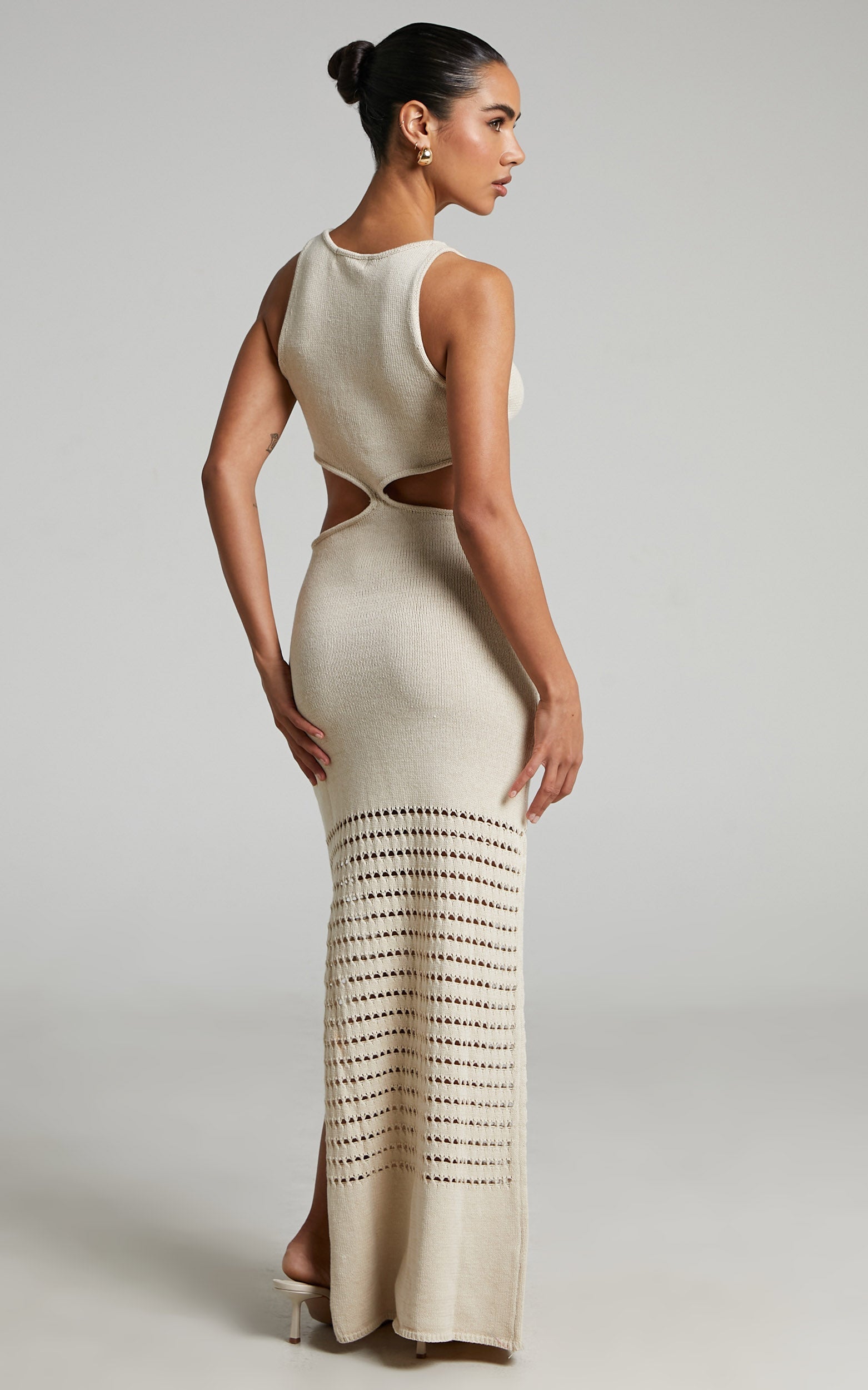 4th & Reckless - Giuliana Knit Dress in Nude