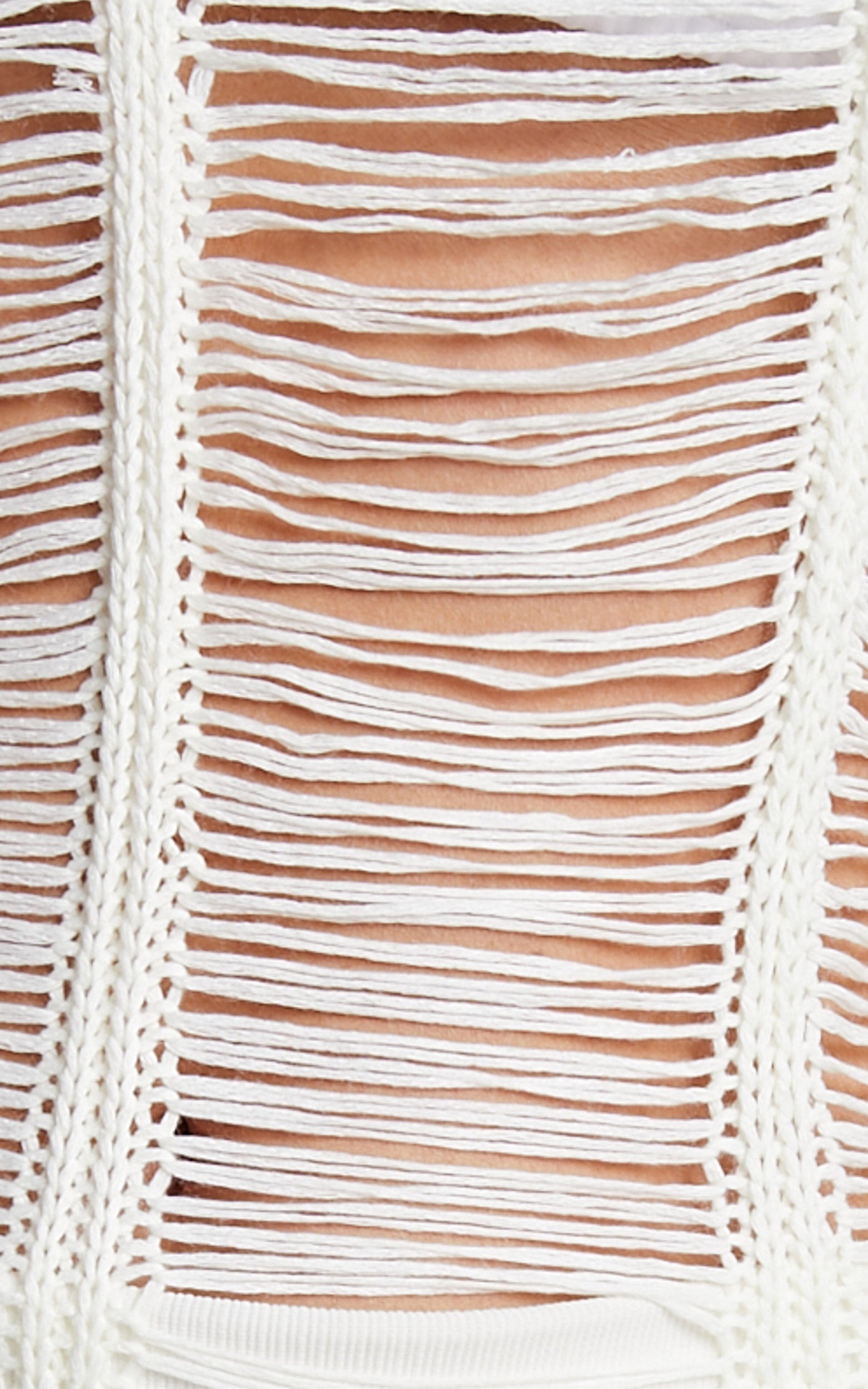 Isobel Maxi Dress - Crochet Halter Dress in White