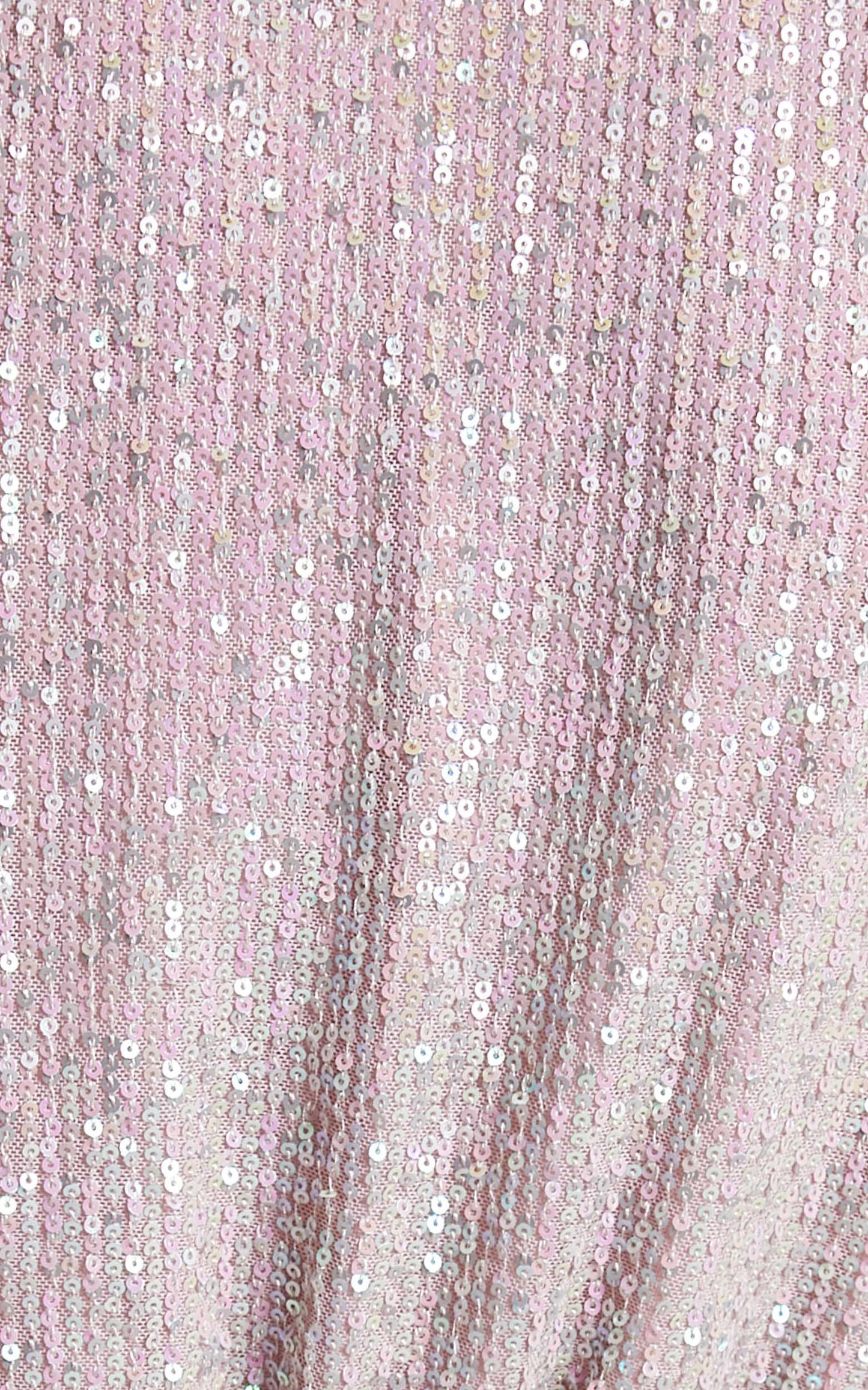 Jessen Playsuit - Tie Waist Balloon Sleeve Playsuit in Blush Sequin