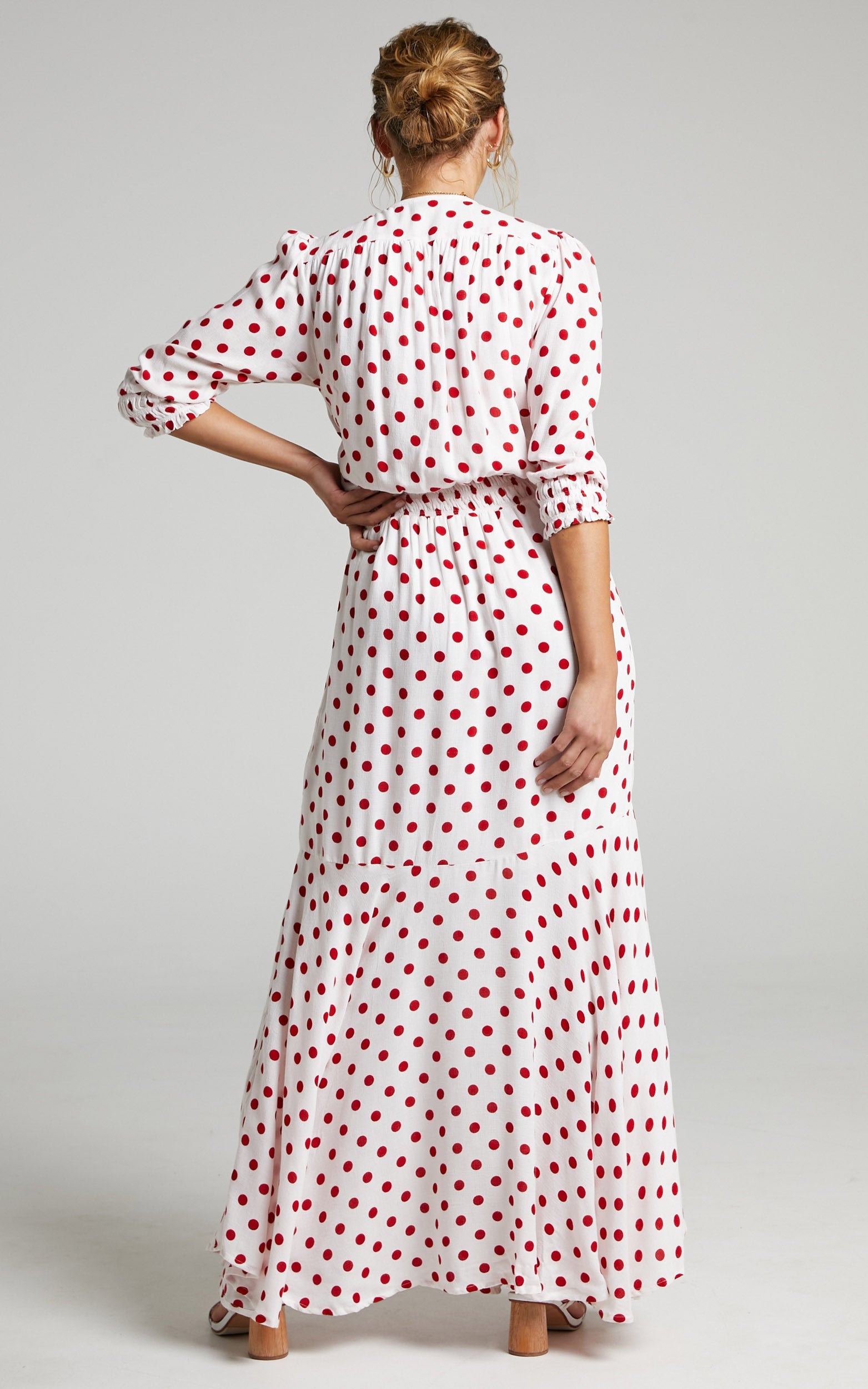Rue Stiic - Faye Maxi Dress in Elle Polka Dot