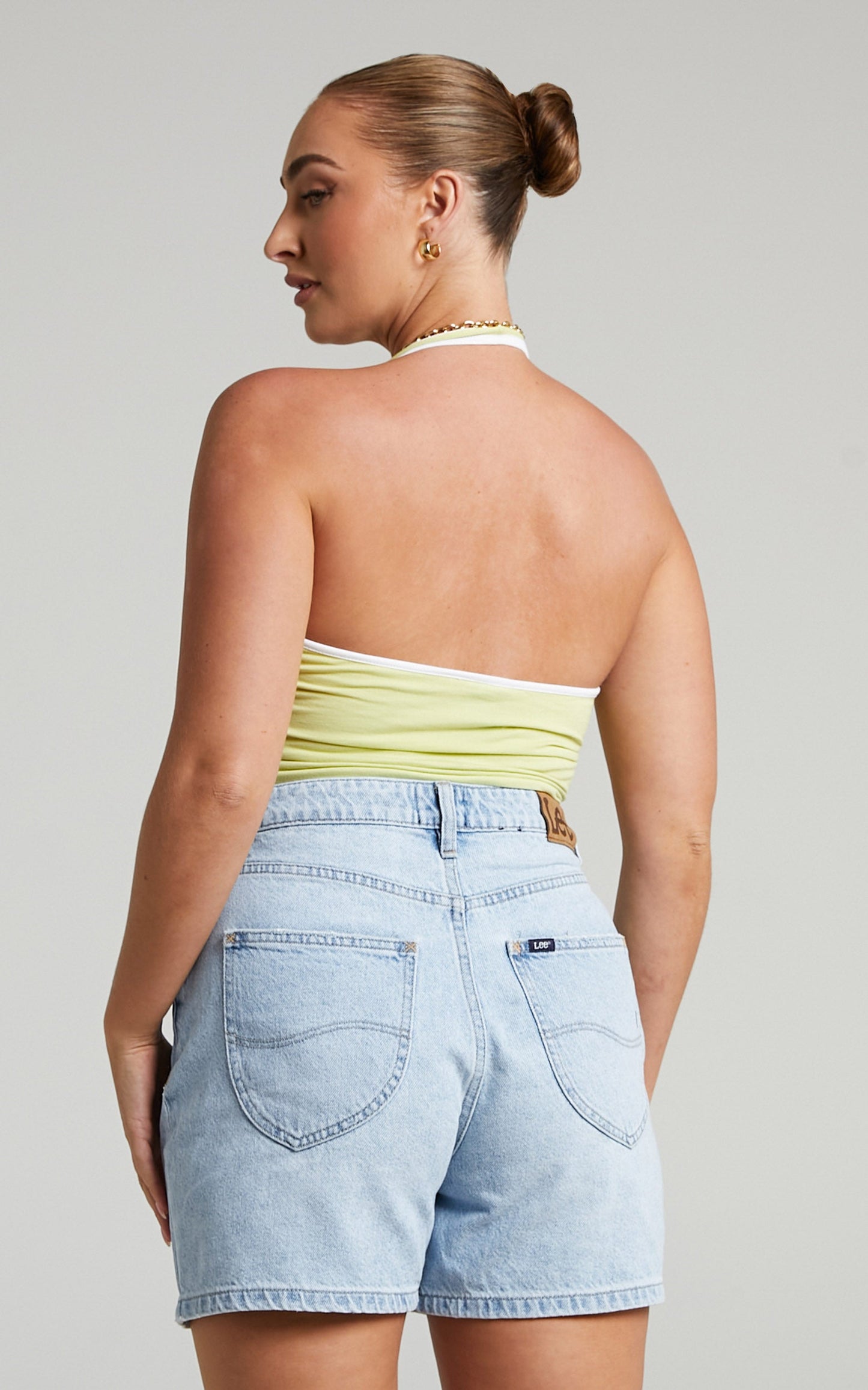 Lee - Valleys Halter Top in Lime Sherbet