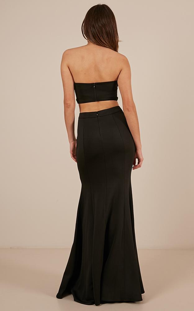 Sweet Delights Two Piece Set In Black