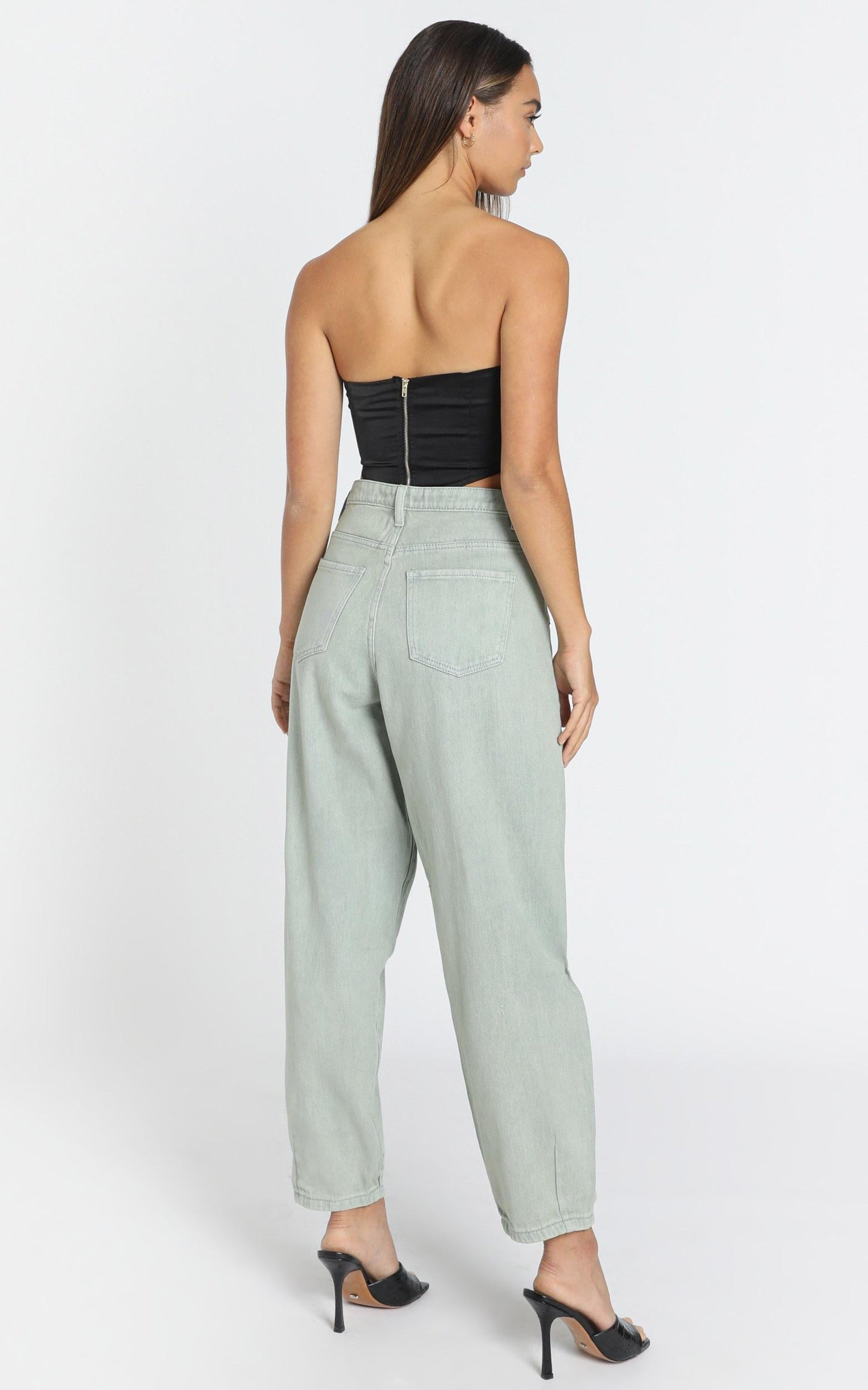 Lioness - On My Way Denim Jean in Sage Wash