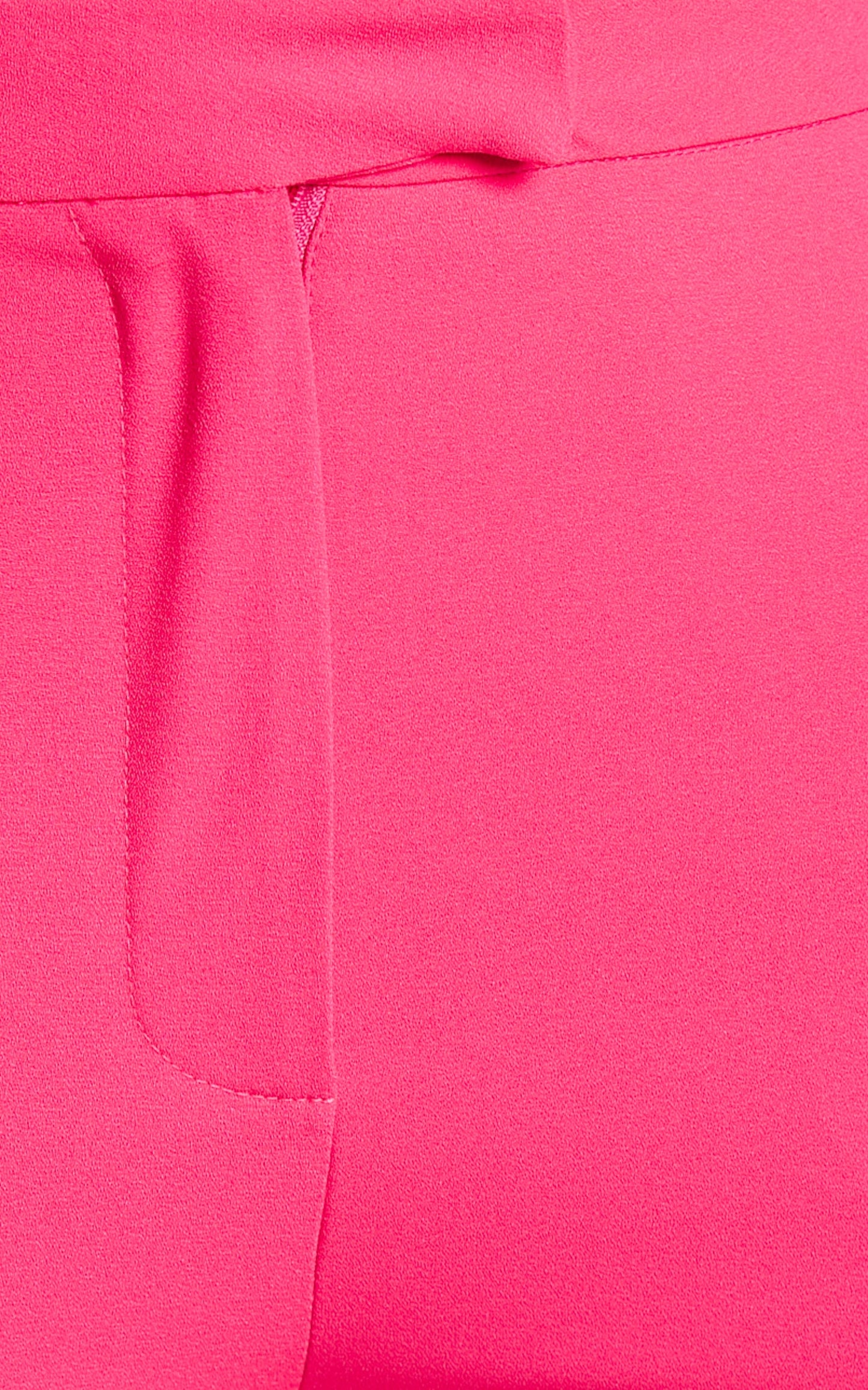 Kimmay Pants - High Waisted Tailored Straight Leg Pants in Hot Pink