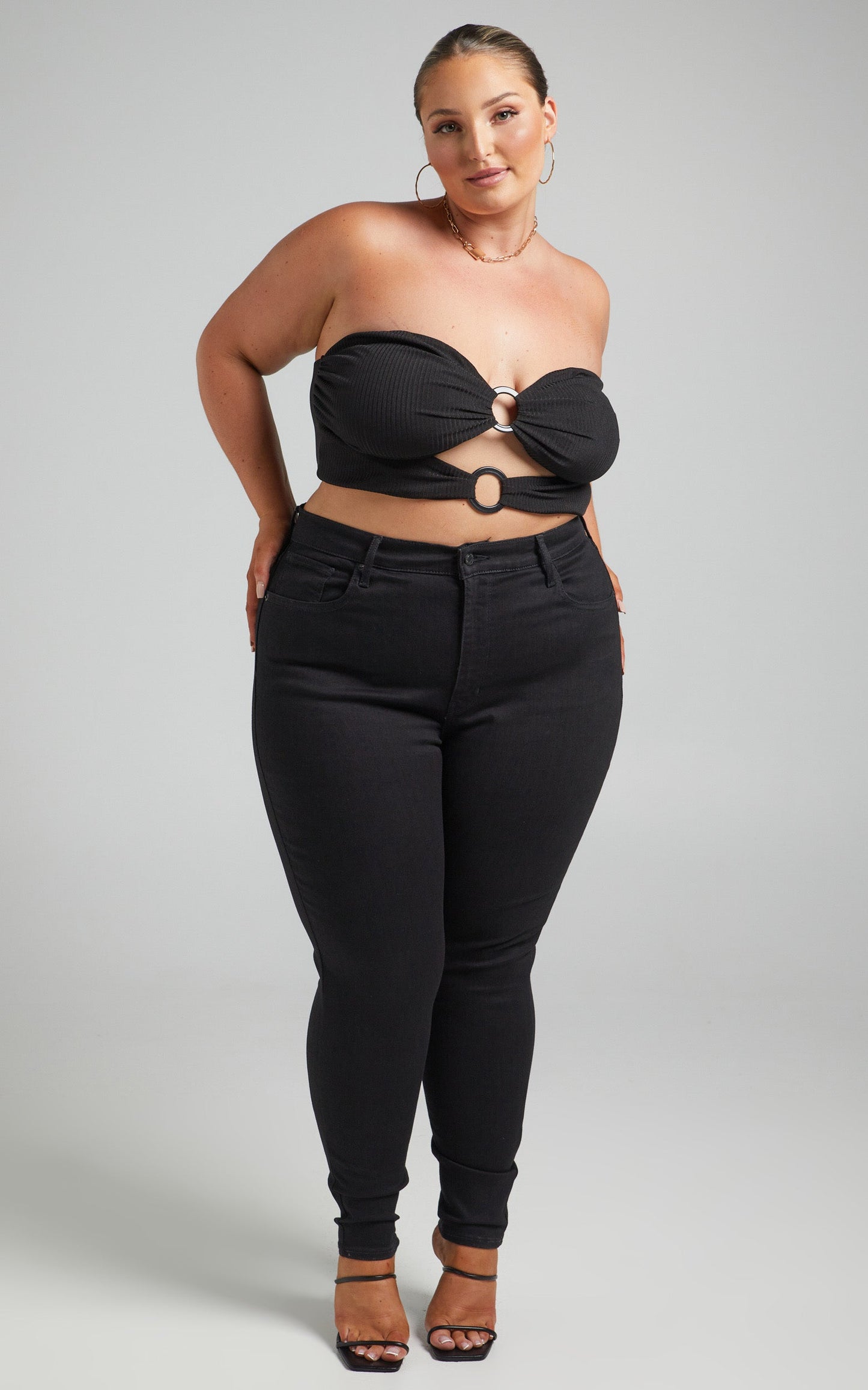 Levi's Curve - Mile High Super Skinny Jean in Black Celestial