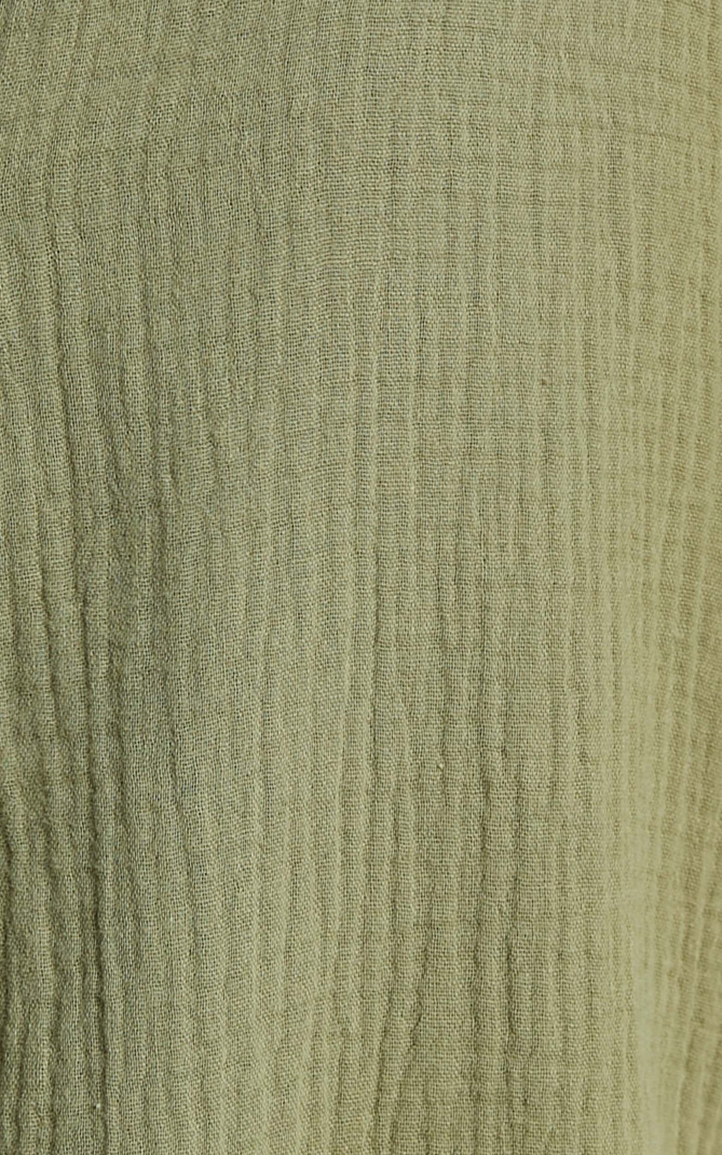 Atom Muslin Shirt - Oversized Button Up Shirt in Khaki
