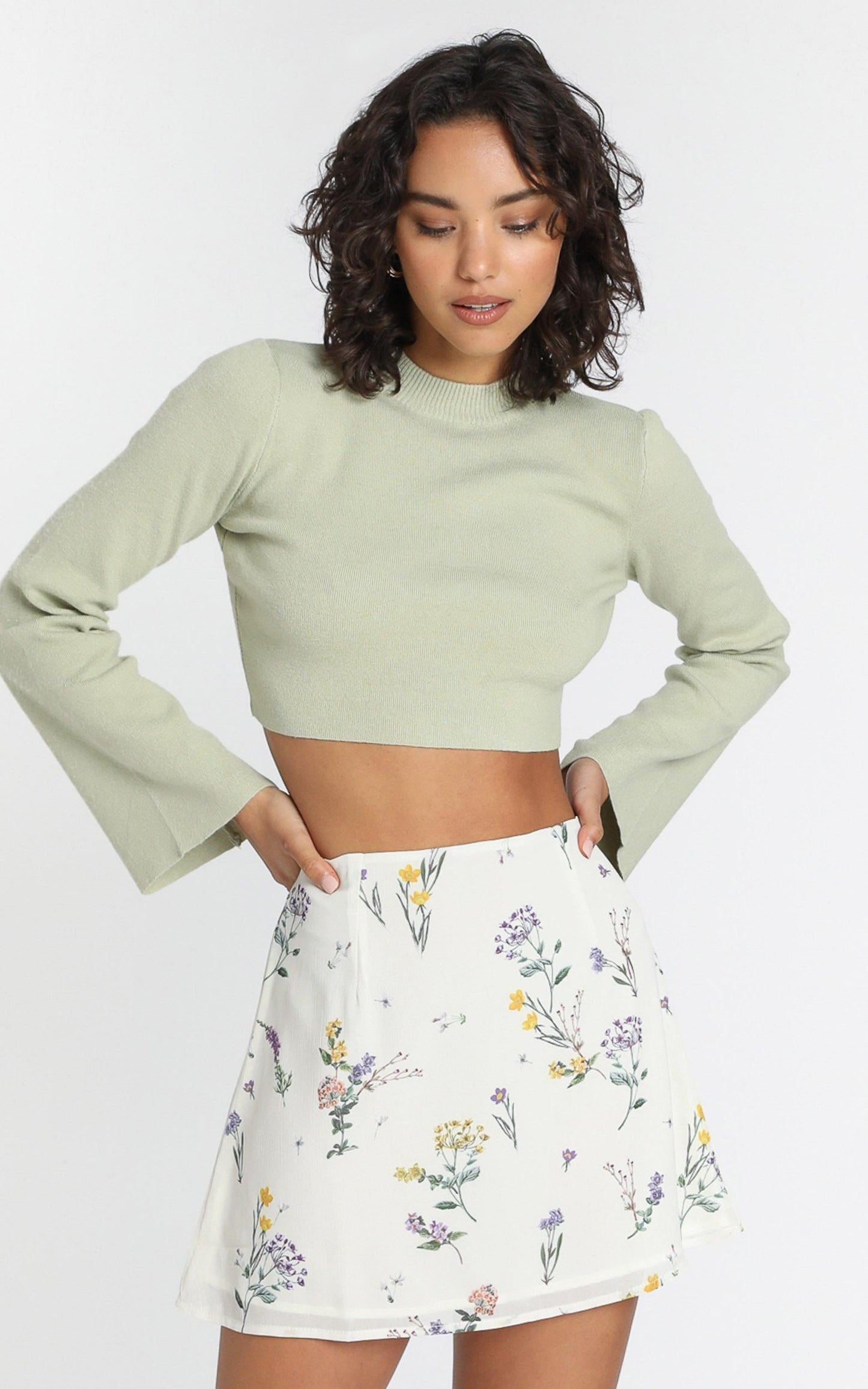 Only Offer Skirt in Botanical Floral