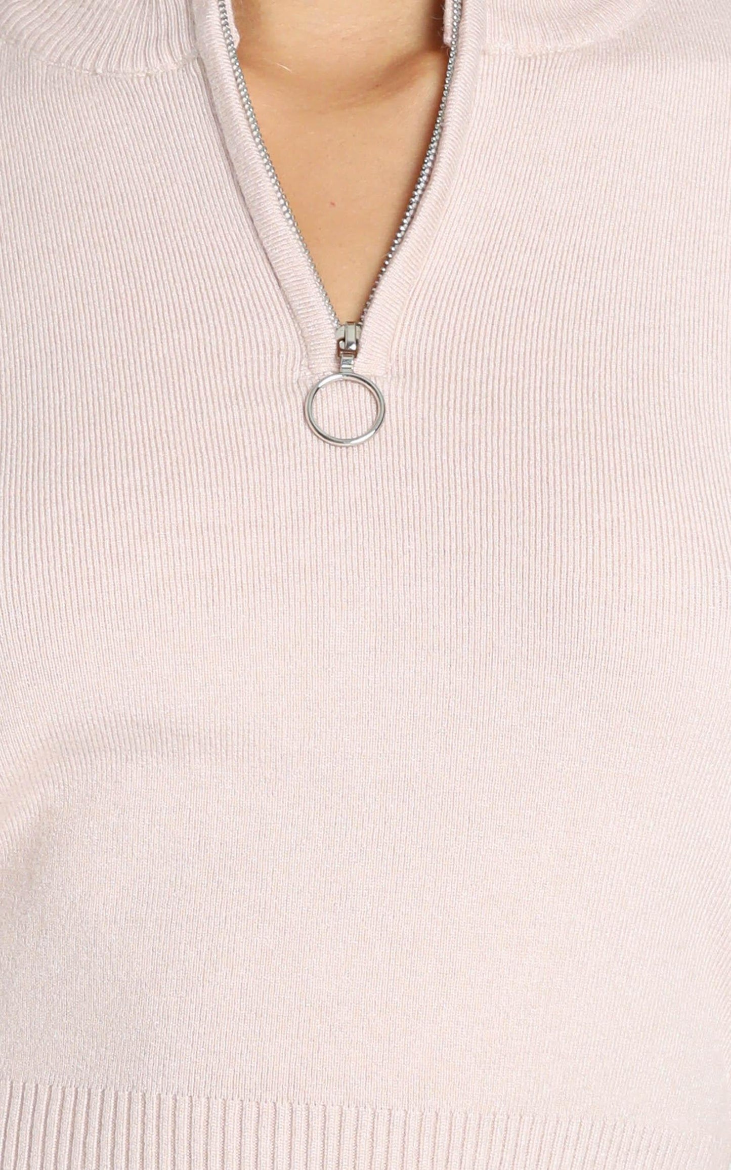 Izzy Knit Top in Beige