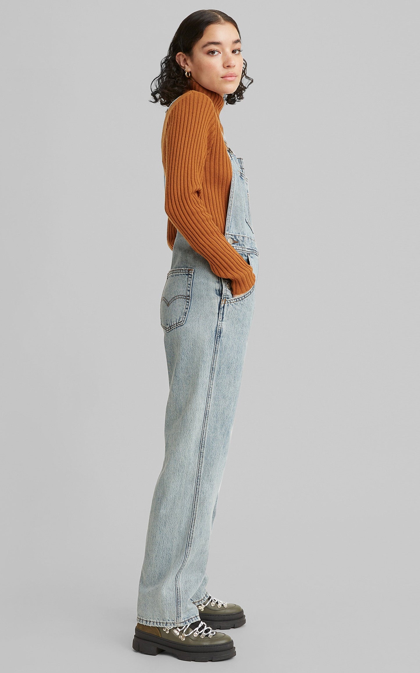 Levi's - Vintage Denim Overalls in NO STONE UNTURNED
