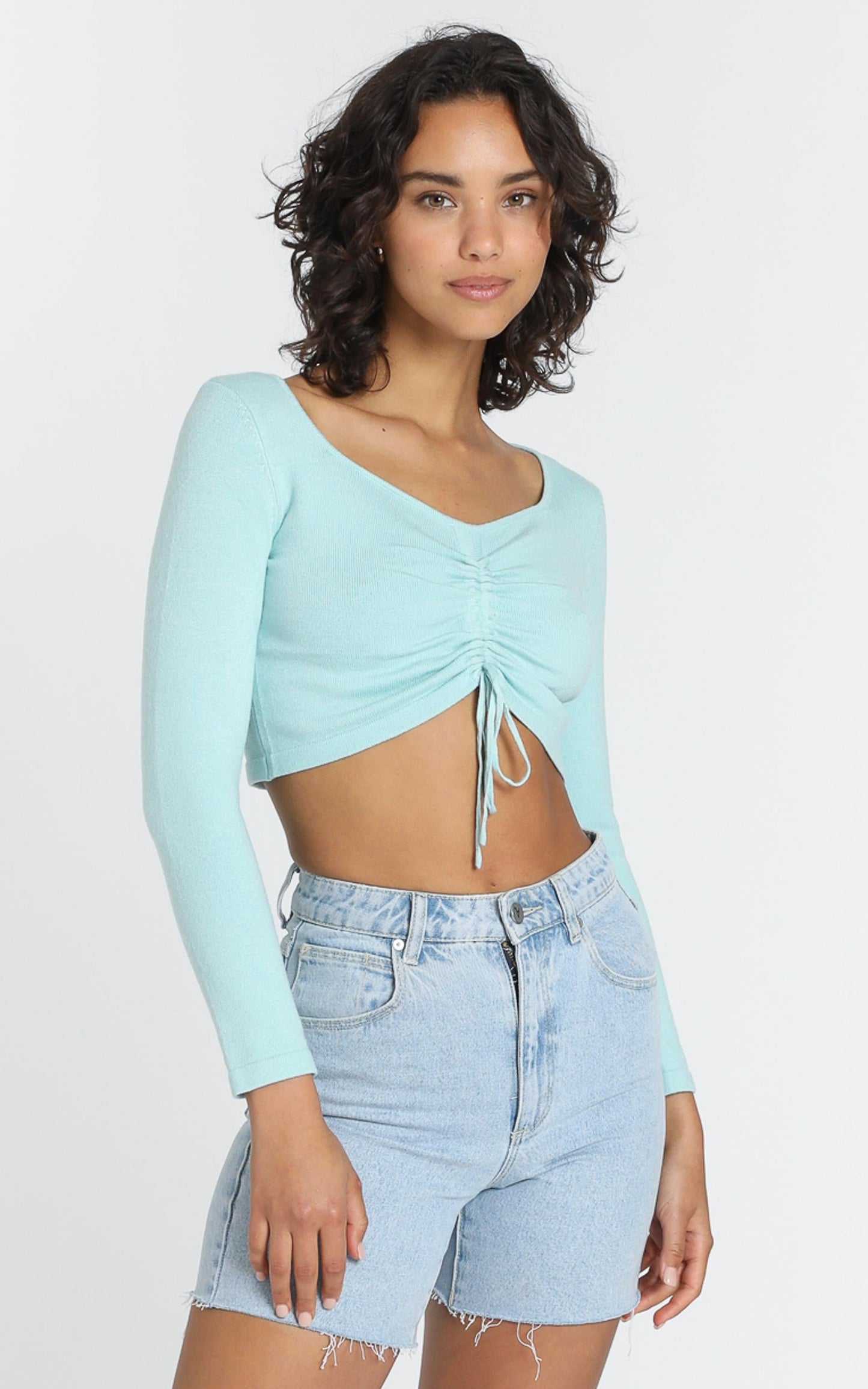 Dmitri Knit Top in Blue