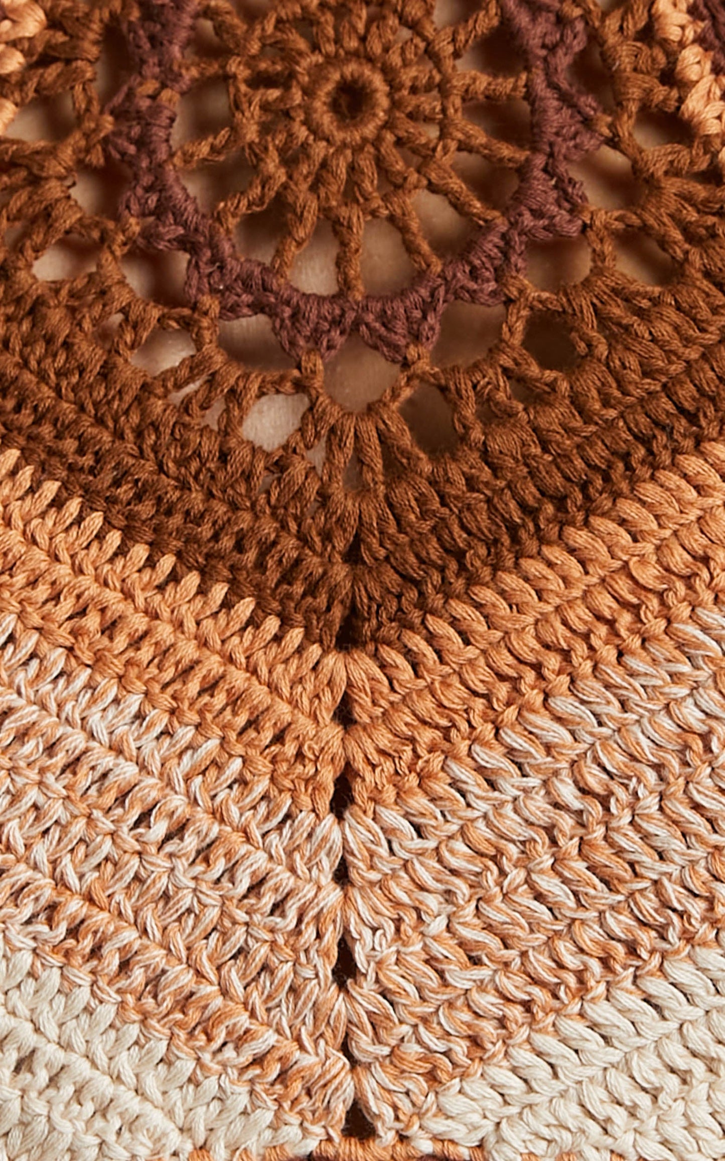 Veera Top - Crochet Halter Crop Top in Off White