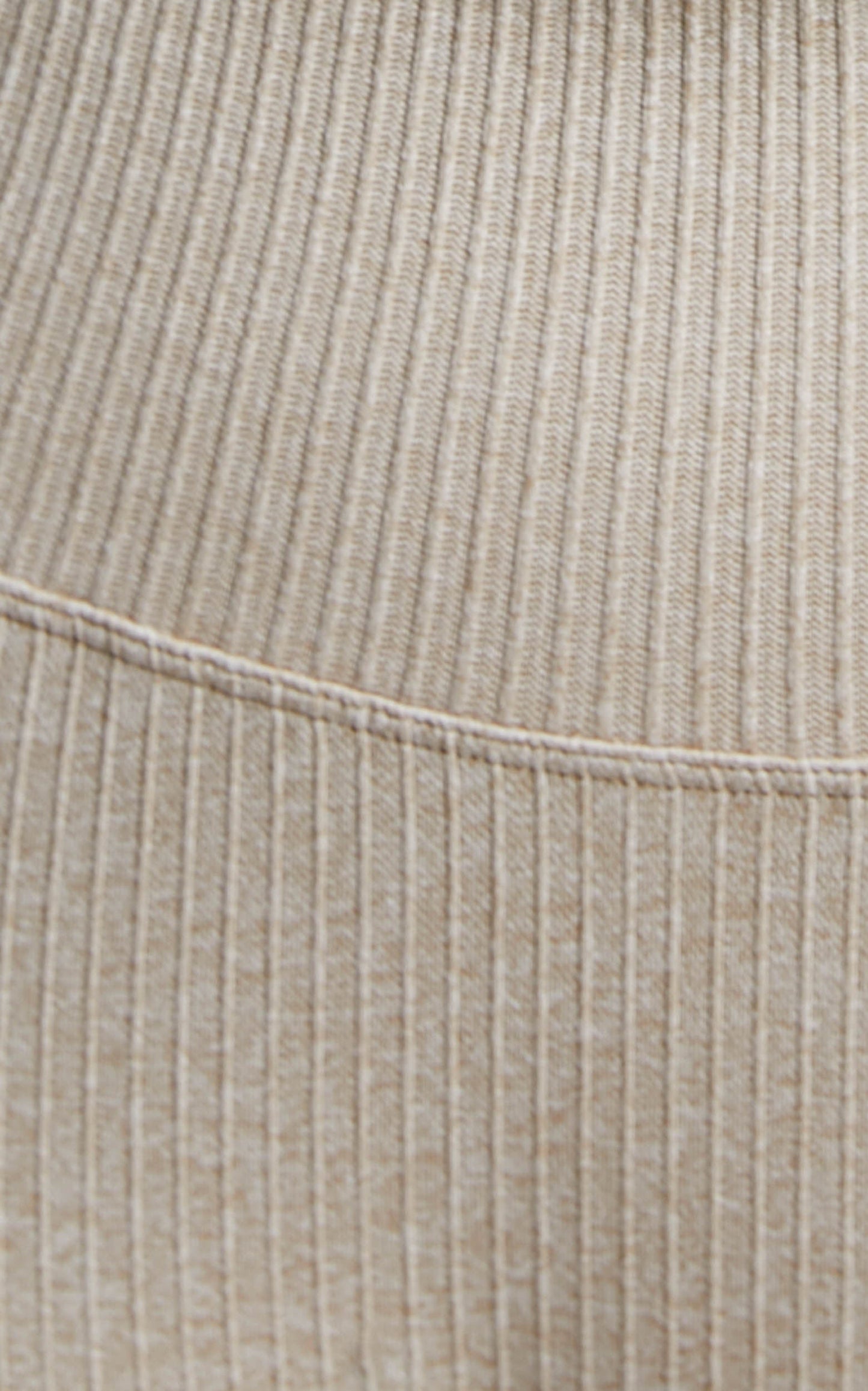 Aim'n - RIBBED SEAMLESS TIGHTS 7/8 in Beige