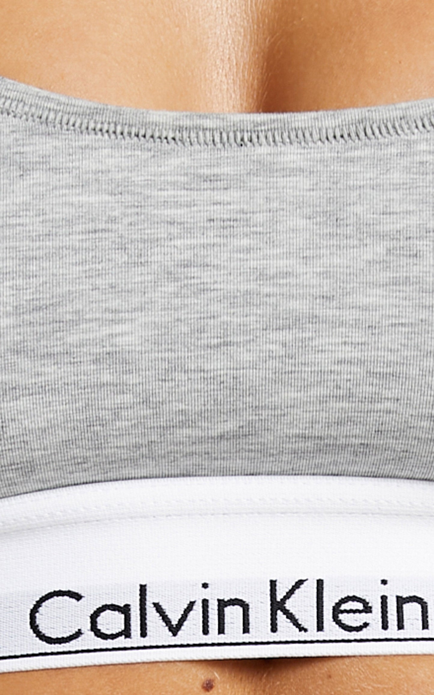 Calvin Klein - MODERN COTTON BRALETTE UNLINED in Grey Heather