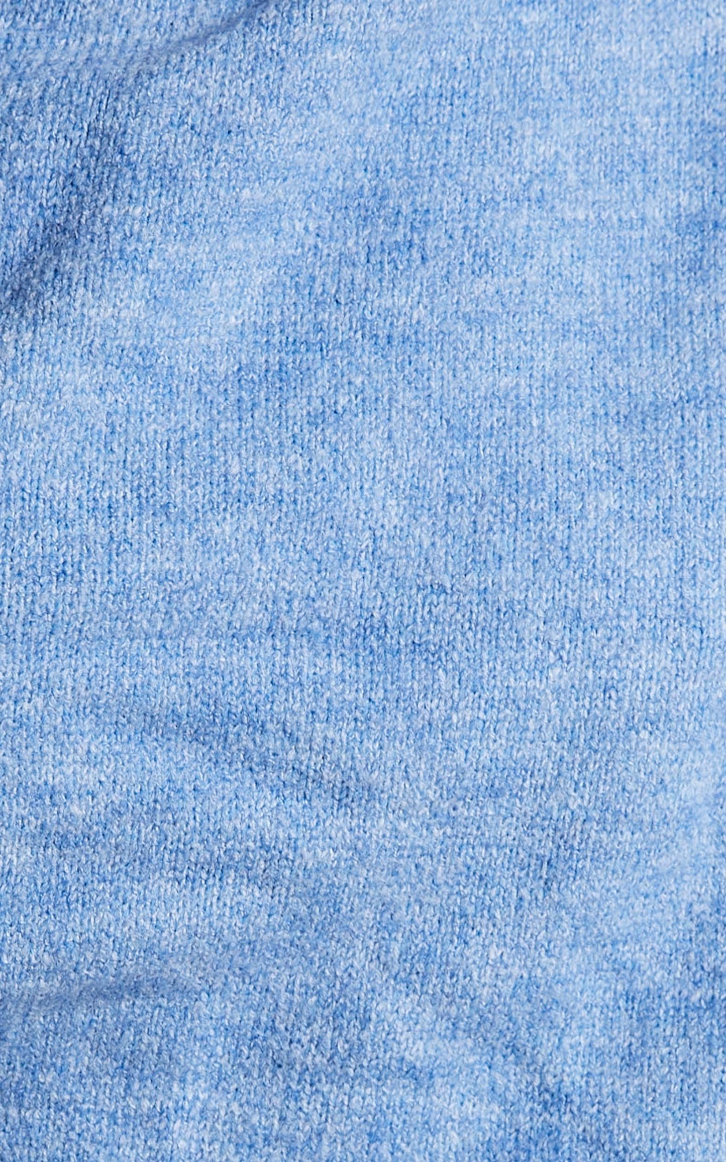 Ceila Knit Top with Shoulder Cut Out in Cornflower Blue