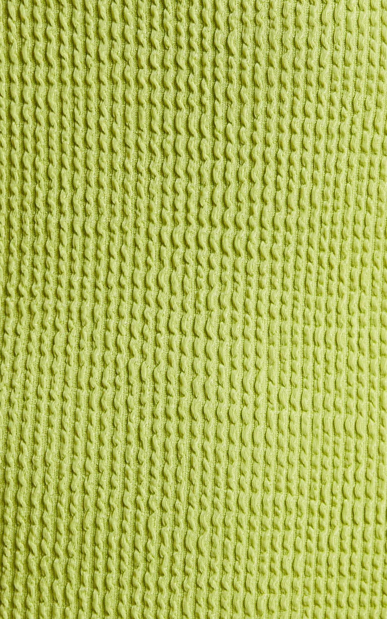 Dylan One Piece with Ring Side Detailing in Green