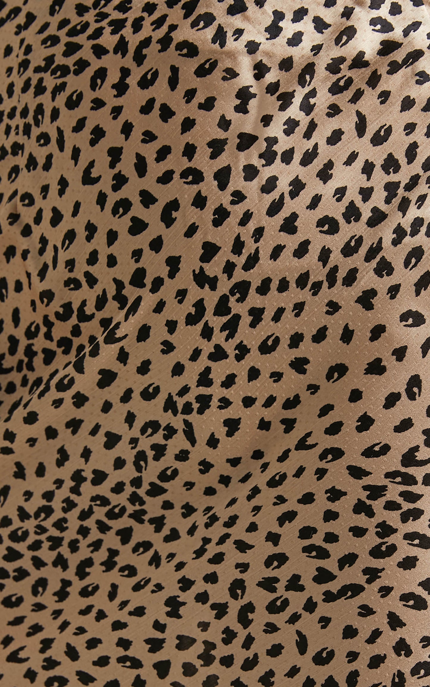 Elana Slip Skirt with Split in Animal Print