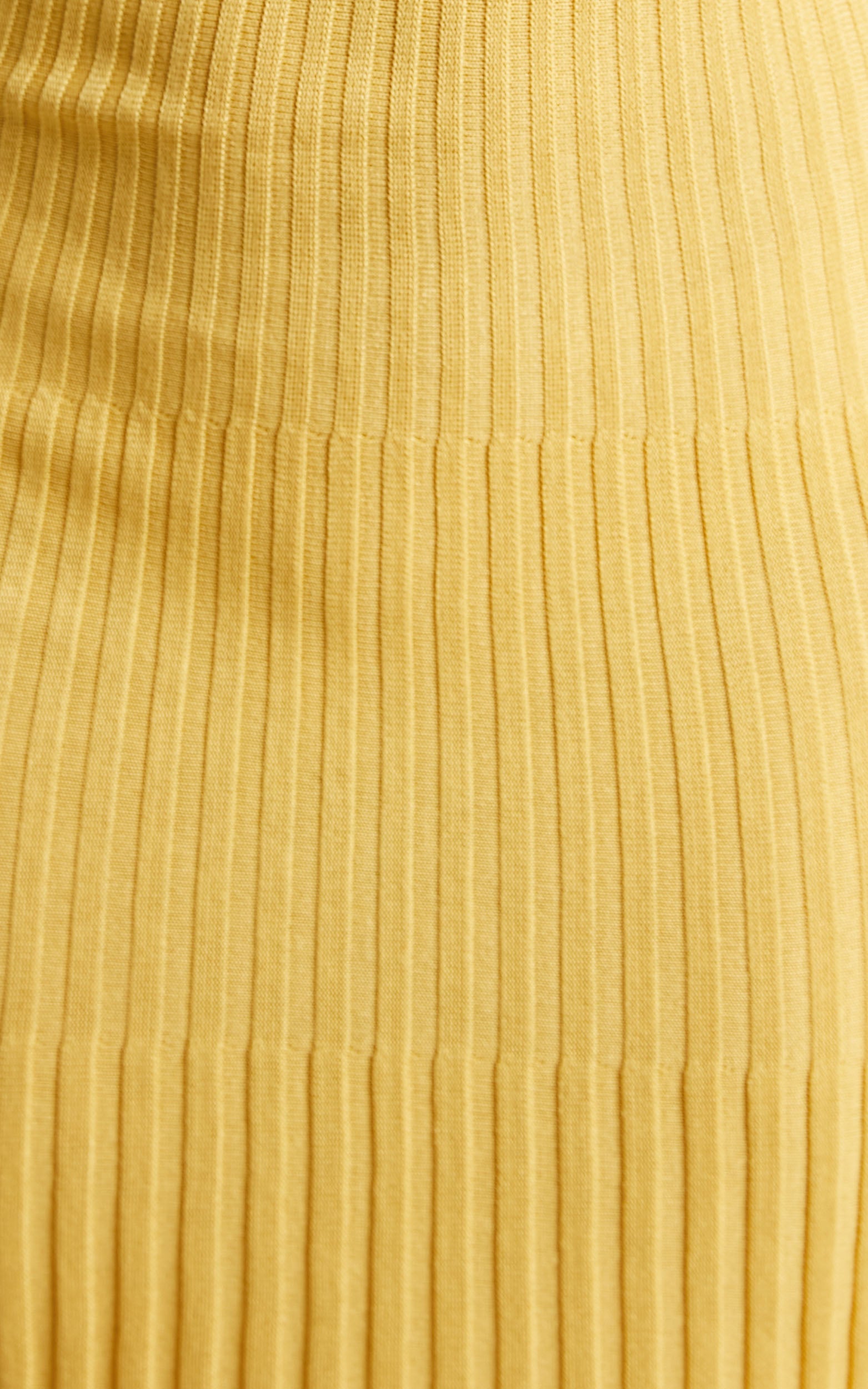 Randene High Neck Knit midi Dress in Sunshine