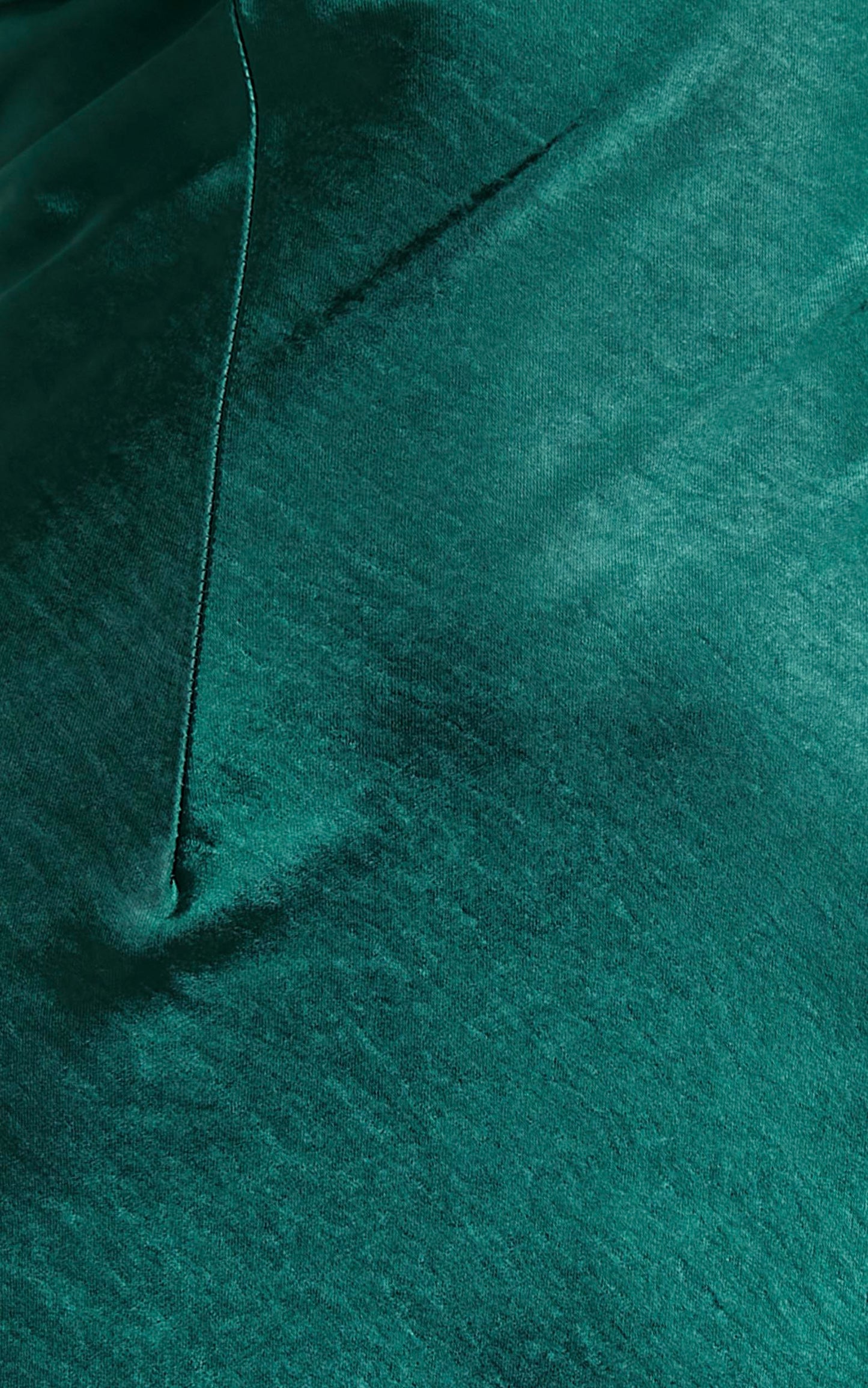 Remington Maxi Dress - Button Detail Split Bias Cut Satin Dress in Emerald