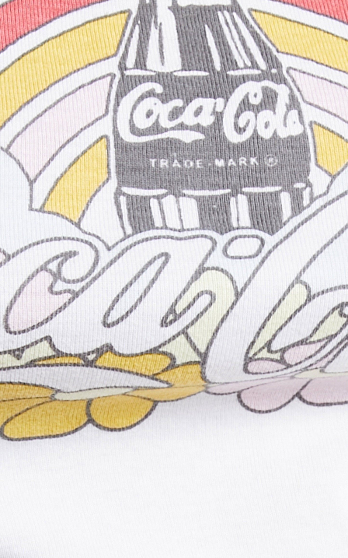Rolla's - Coke Unity Logo Tee in VINTAGE WHITE