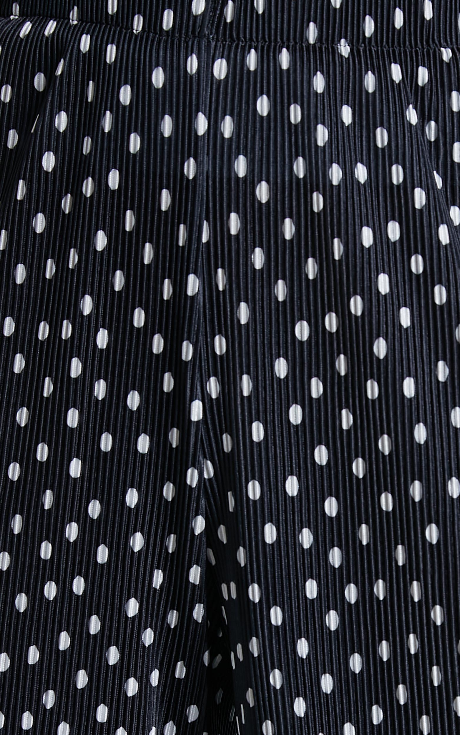 Sharney Culotte Pants in Black Spot