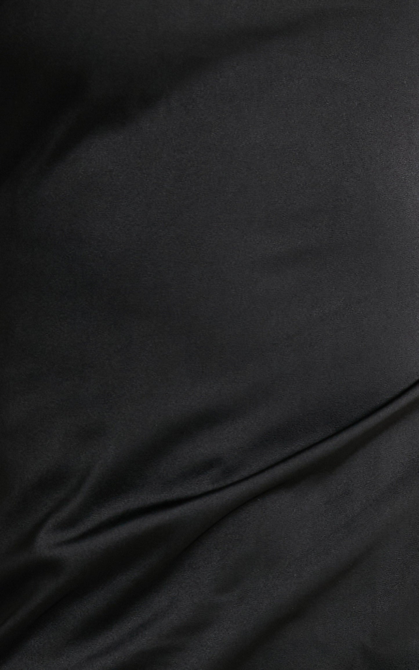 Victoire One Shoulder Maxi Dress in Black Satin