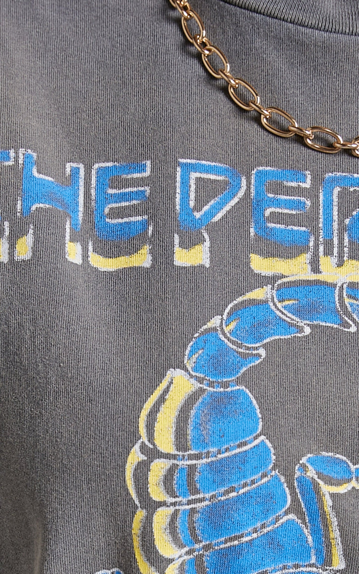 The People Vs - Scorpion Boyfriend Tee in Smashed Black