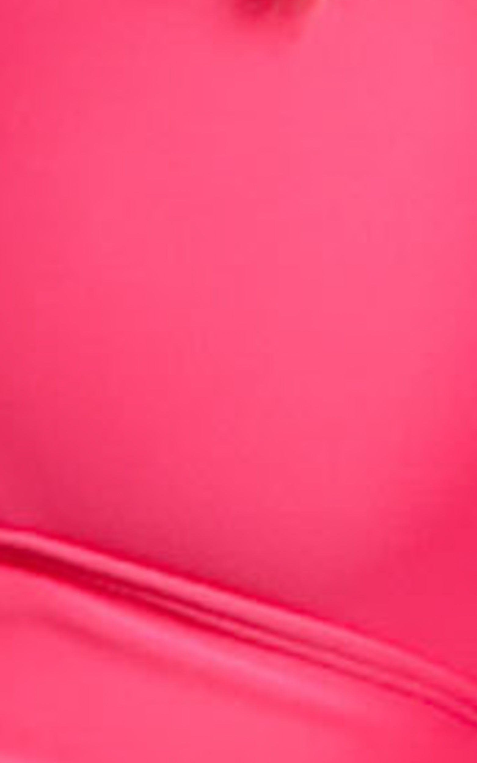 Recycled Nylon Guinevere Cut Out Bikini Top in Hot Pink