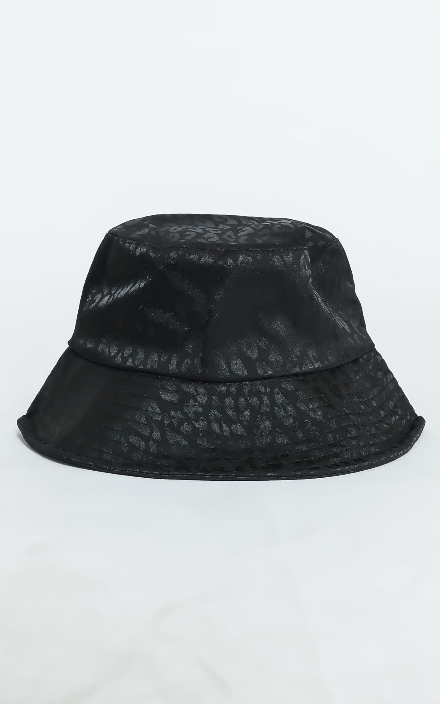 Thania Hat in Black Leopard