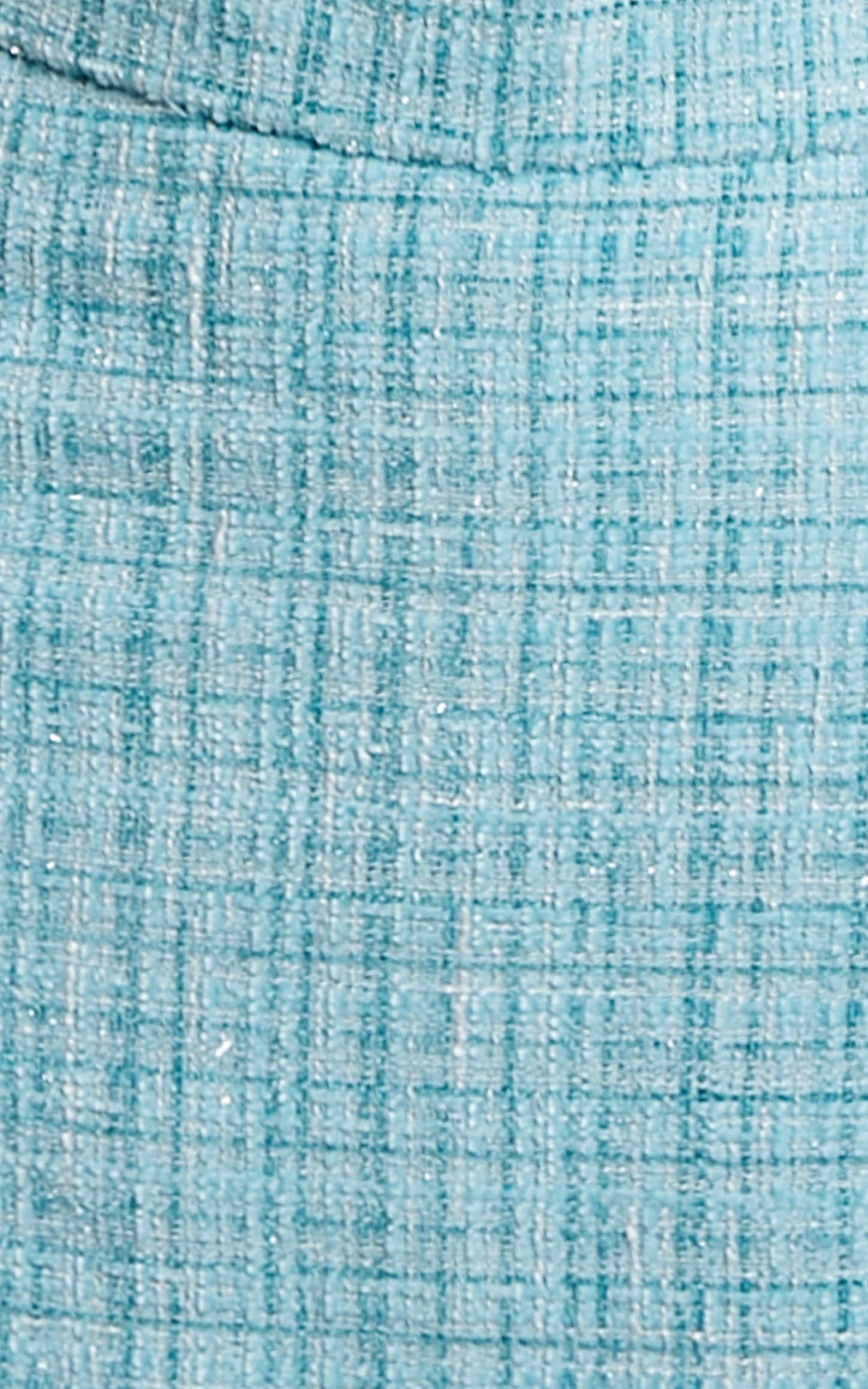 Sheba Two Piece Set - Tweed Cropped Blazer and Mini Skort in Blue