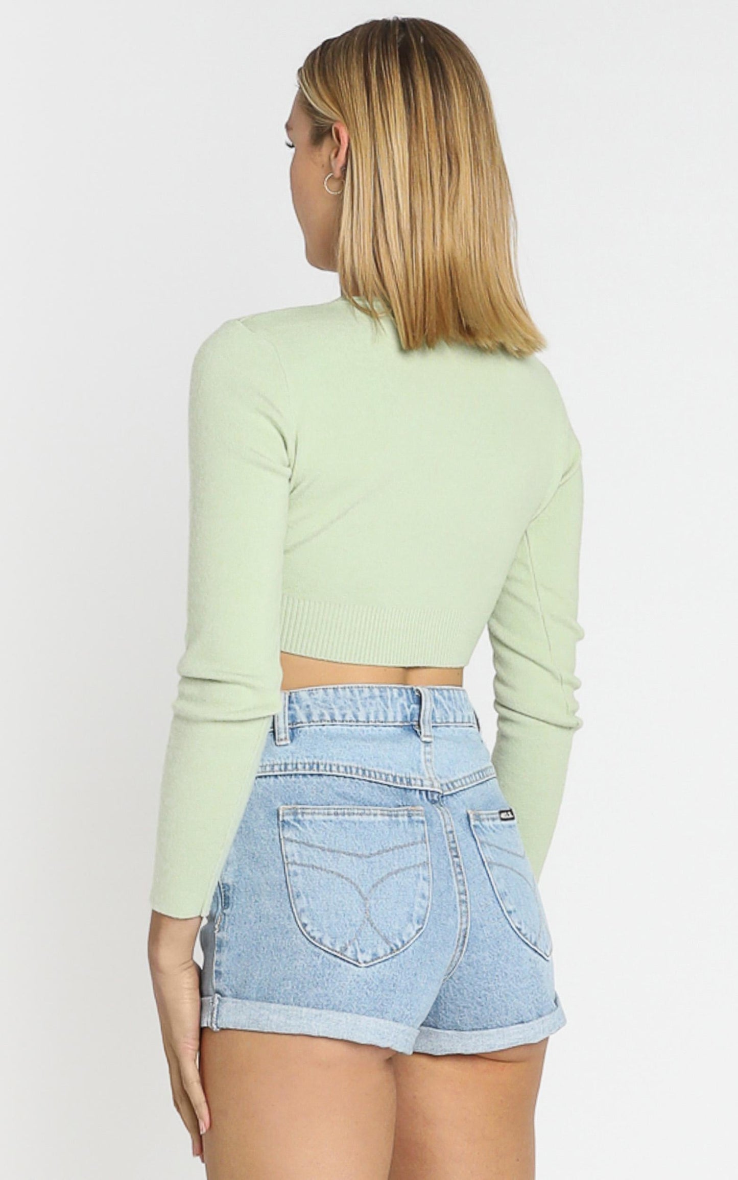 Amare Knit Top in Sage