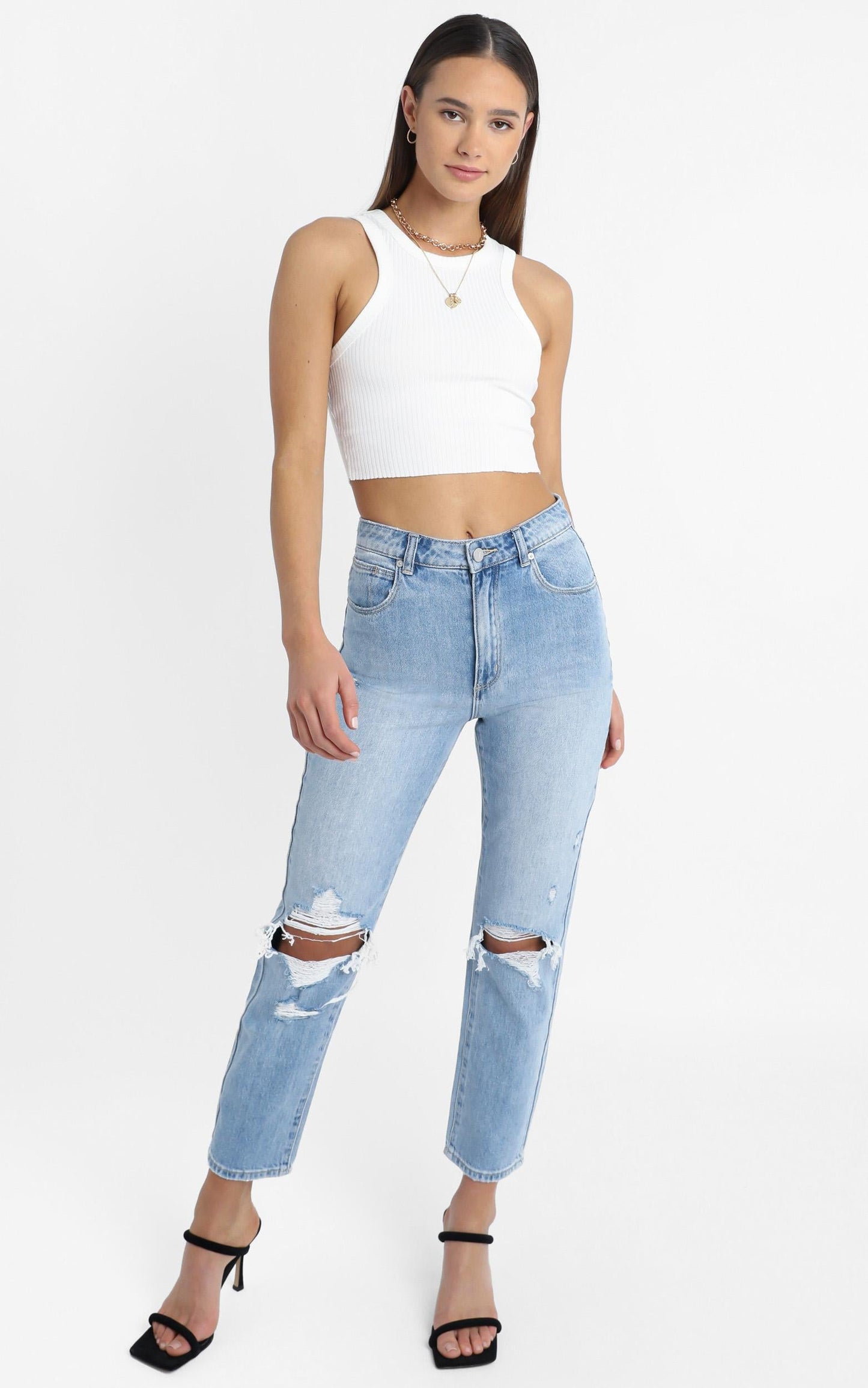 Abrand - A 94 High Slim Jean in Wildlife