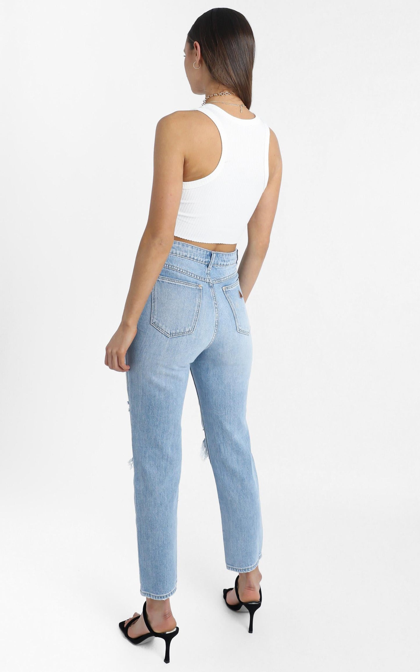 Abrand - A 94 High Slim Jean in Wildlife