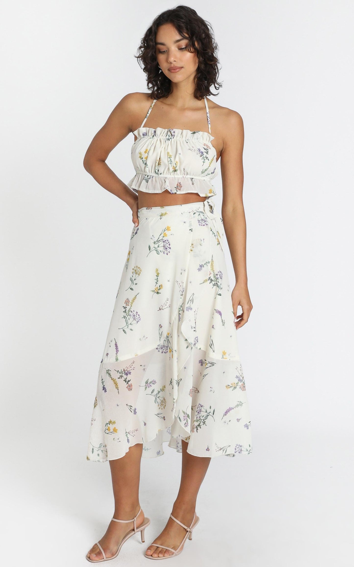 Add To The Mix Skirt in Botanical Floral