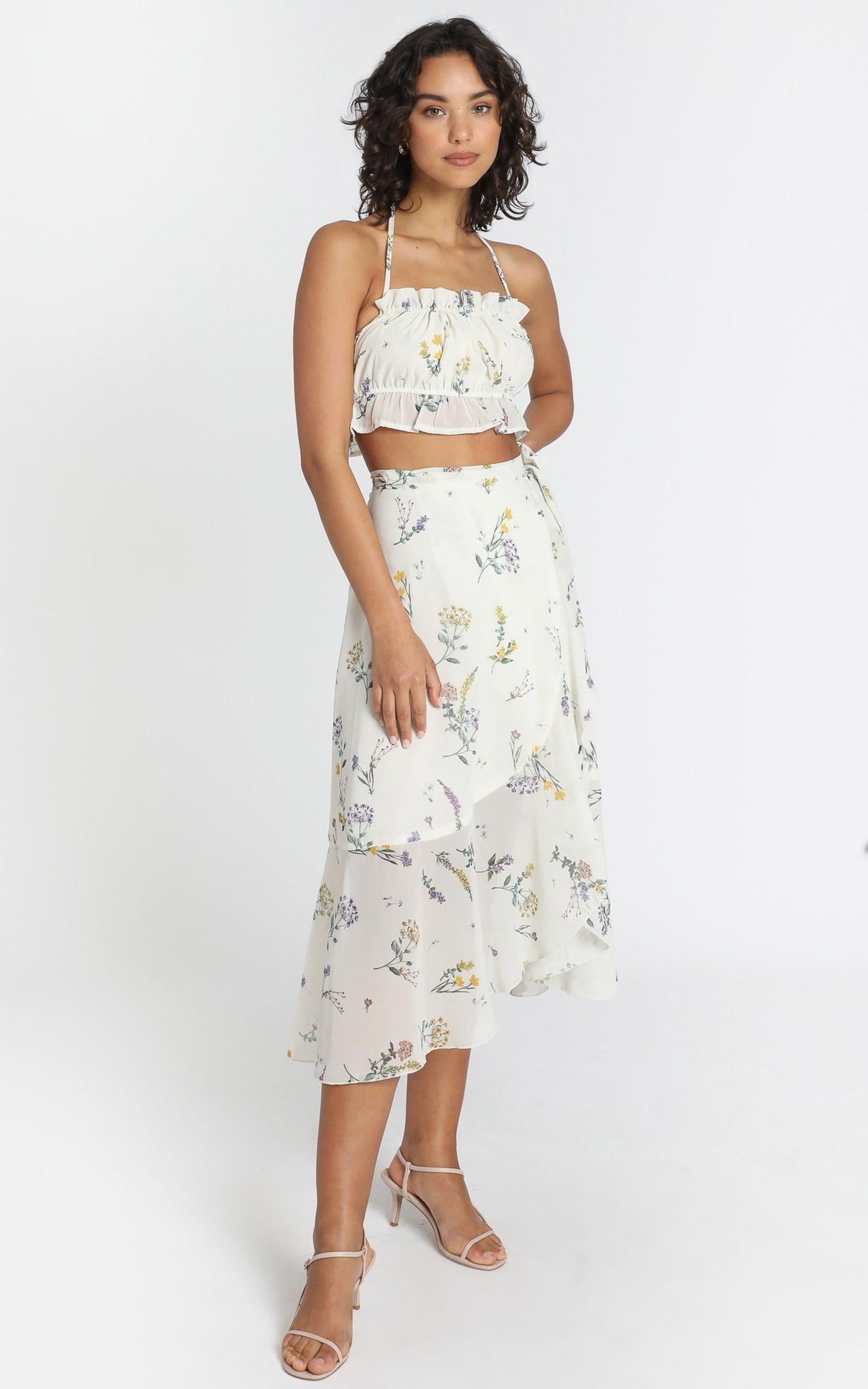 Add To The Mix Skirt in Botanical Floral