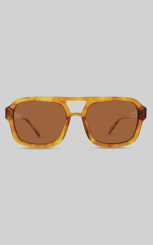 BANBE EYEWEAR - THE MOSS in Honey Tort-Brown