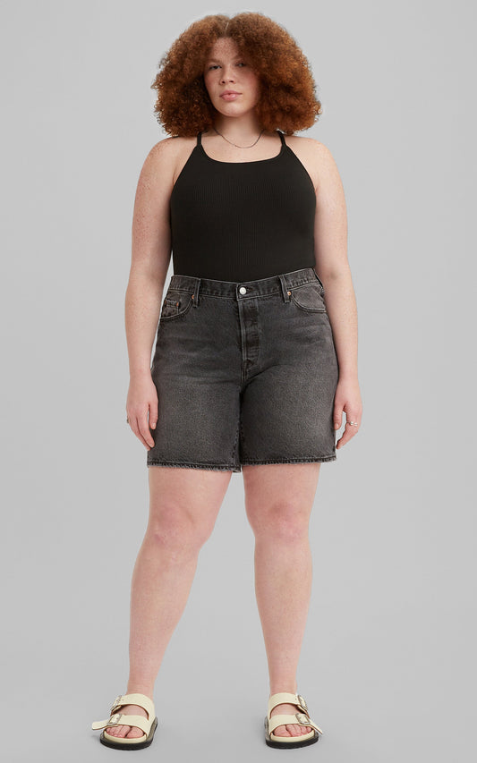 Levi's Curve - 90s 501 Denim Short in Blended - Black Worn In