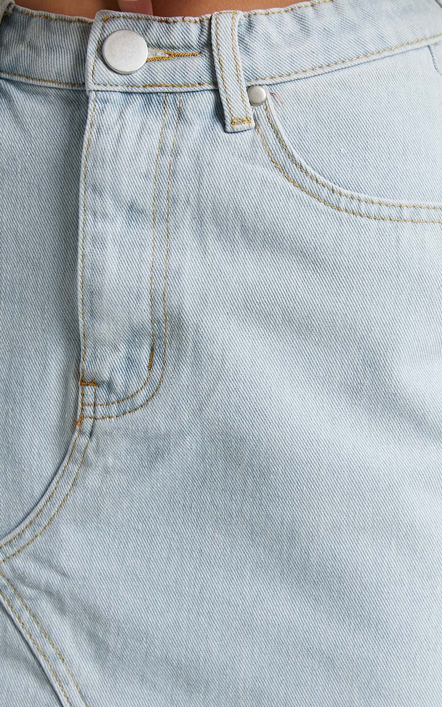 Acadia Denim Skirt in Light Vintage Wash